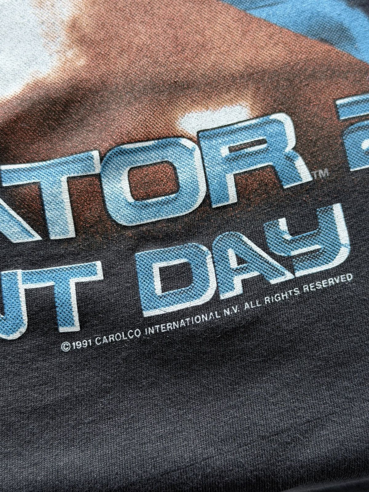 Vintage Vintage 1991 Terminator 2 Judgment Day Movie T-Shirt Tee Size US XL / EU 56 / 4 - 6 Thumbnail