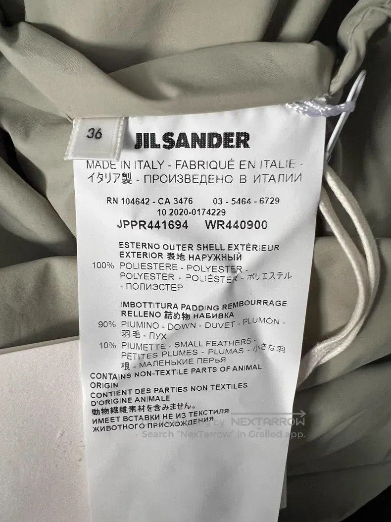 Jil Sander Jil Sander Solid color zip-up hooded women's puffa jacket Size L / US 10 / IT 46 - 6 Thumbnail