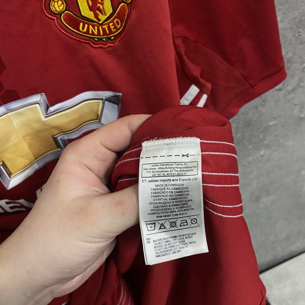 Adidas Adidas Manchester United Ibrahimovic Soccer Jersey 2016 Size US M / EU 48-50 / 2 - 16 Thumbnail