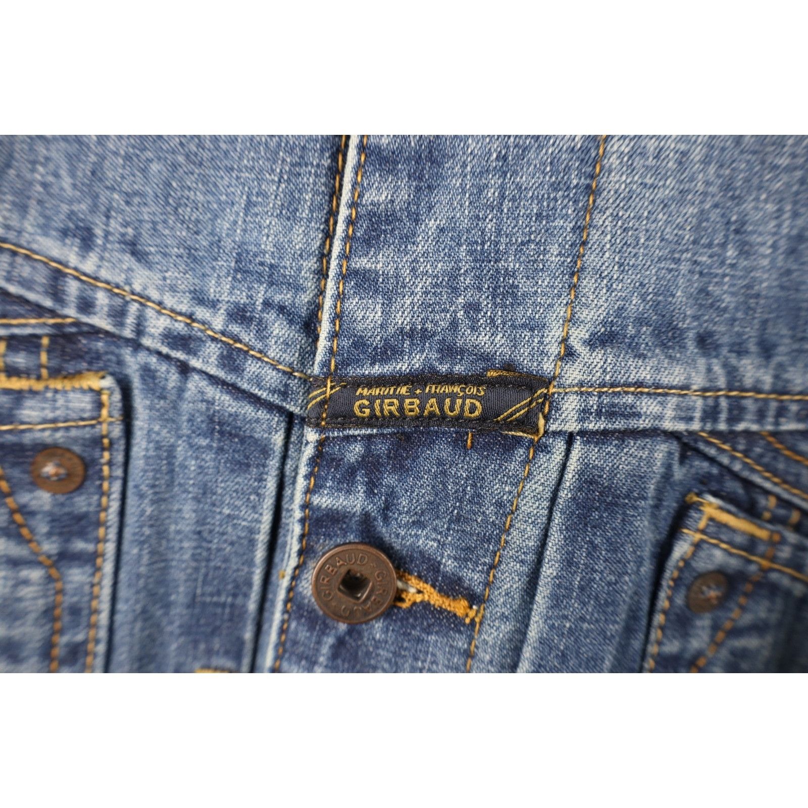 Marithe + Francois Girbaud NOS Vintage 90s Marithe Francois Girbaud Denim Jean Jacket Size US XL / EU 56 / 4 - 7 Thumbnail