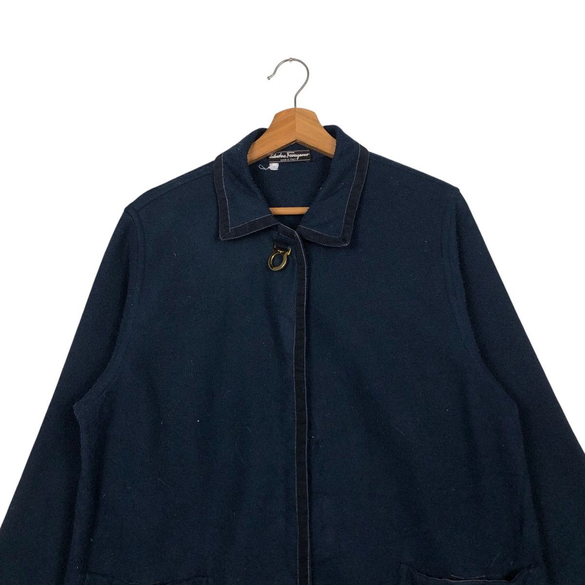 Japanese Brand 📌Vintage Salvatore Ferragamo Made in Italy Jacket Coats Size US M / EU 48-50 / 2 - 4 Thumbnail