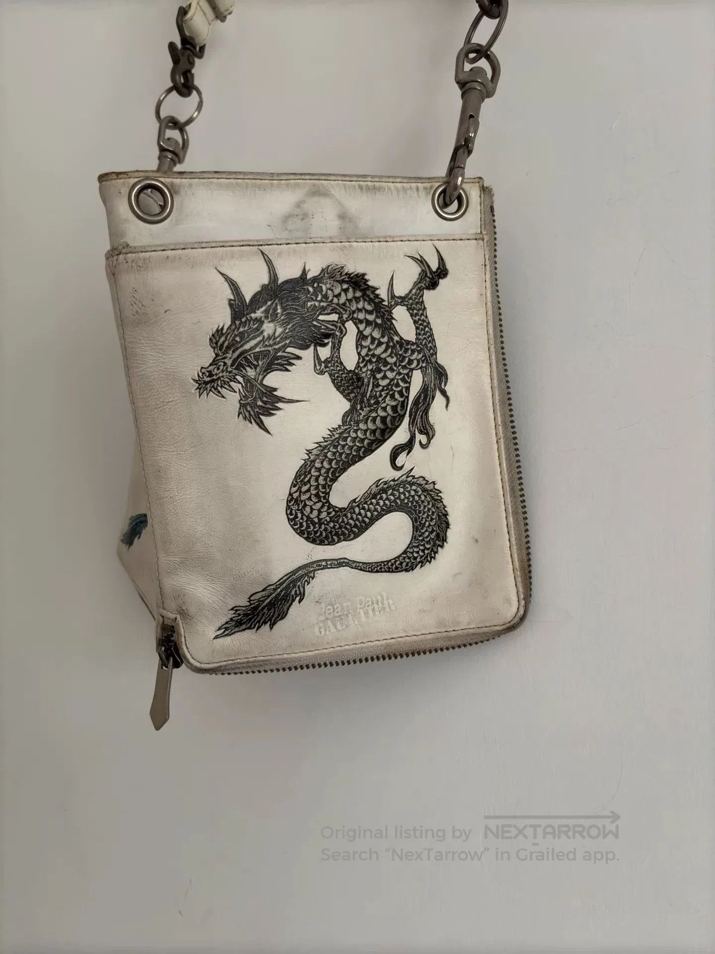 Jean Paul Gaultier 1980s Jean Paul Gaultier Dragon Print Reversible Bag. Size ONE SIZE - 4 Thumbnail