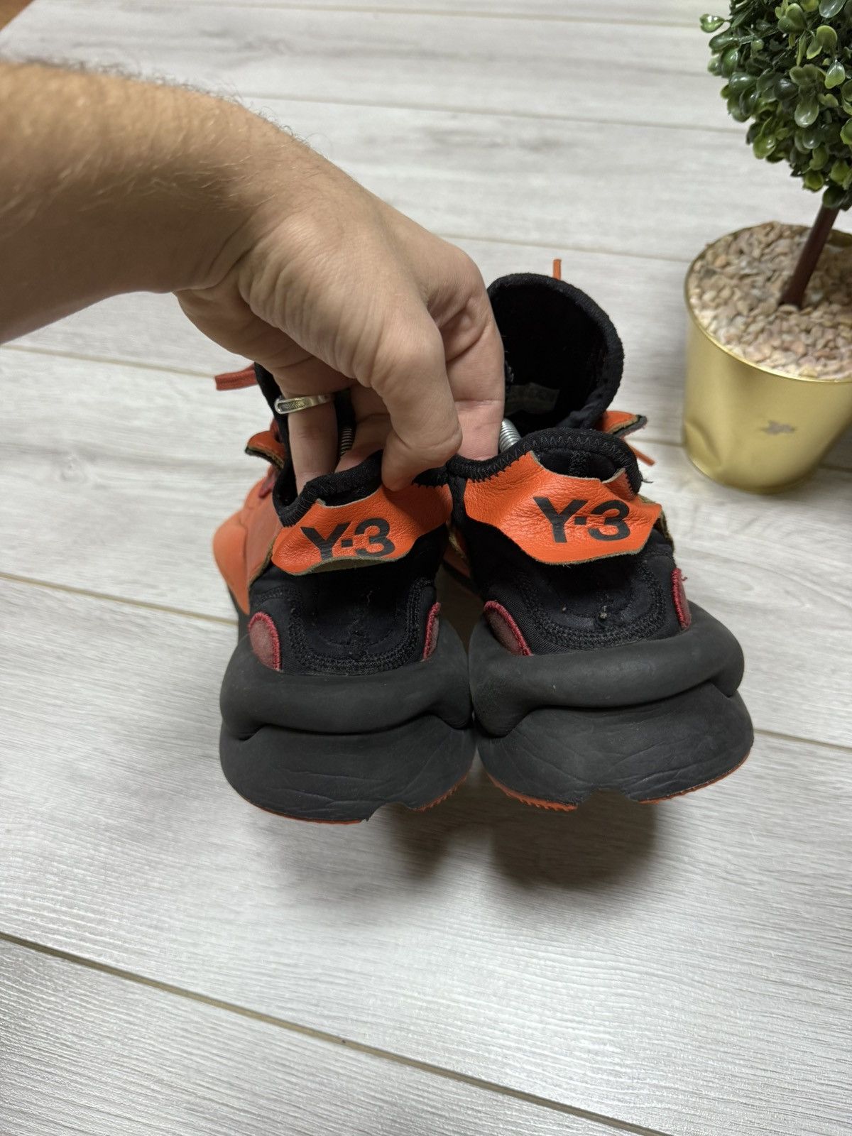 Y-3 Y-3 KAIWA leather sneakers shoes Size US 10.5 / EU 43-44 - 6 Thumbnail