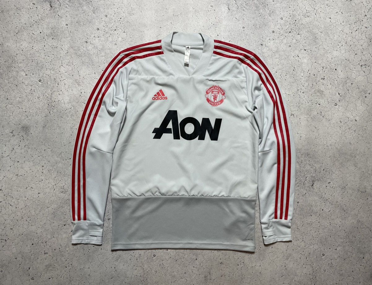 Adidas Vintage Adidas Manchester United Football Track Sweatshirt Size US M / EU 48-50 / 2 - 1 Thumbnail
