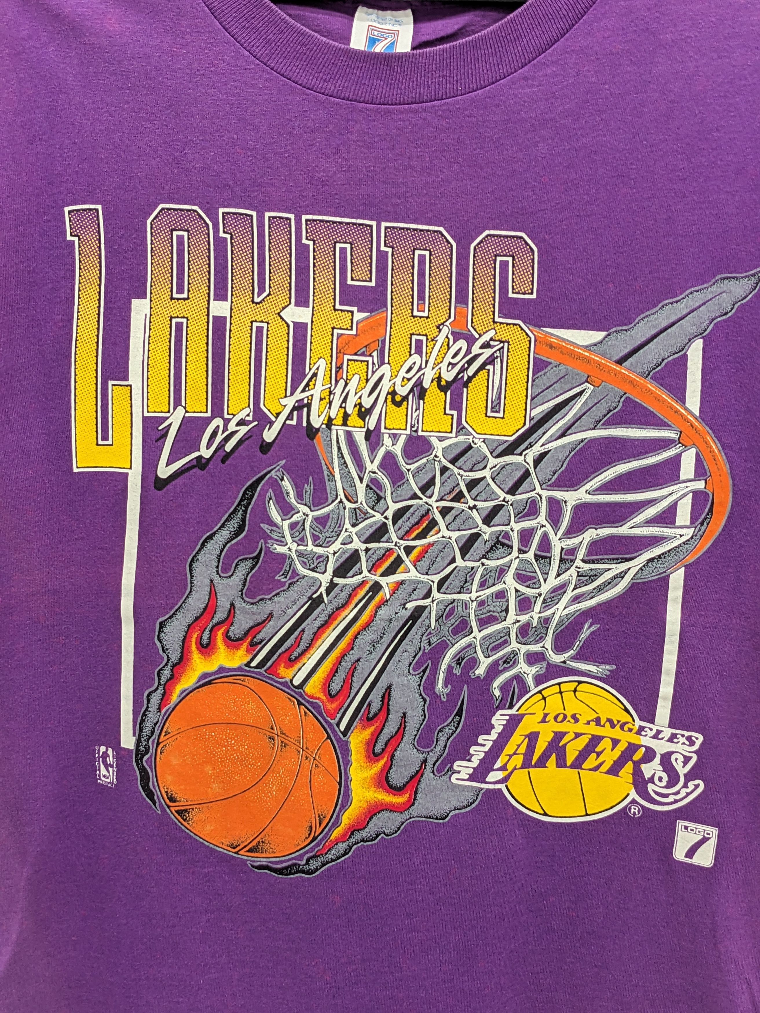 Logo 7 × NBA 🔥3 MONTHS SALE🔥 VINTAGE L.A. LAKERS LOGO 7 Size US M / EU 48-50 / 2 - 3 Thumbnail