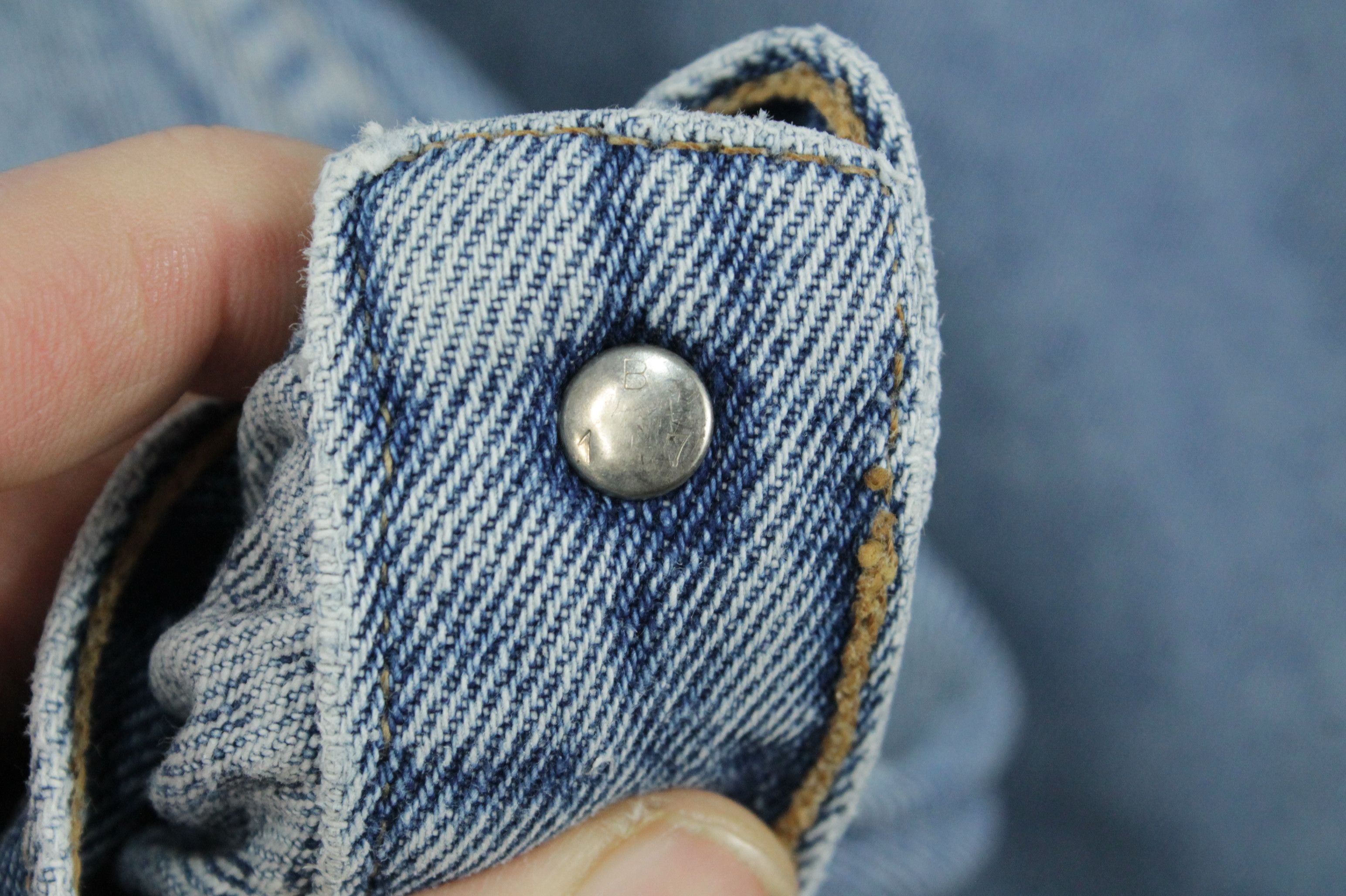 Levi's Vintage Levi's 70503 Blue Wash Denim Trucker Jacket Size US M / EU 48-50 / 2 - 10 Thumbnail