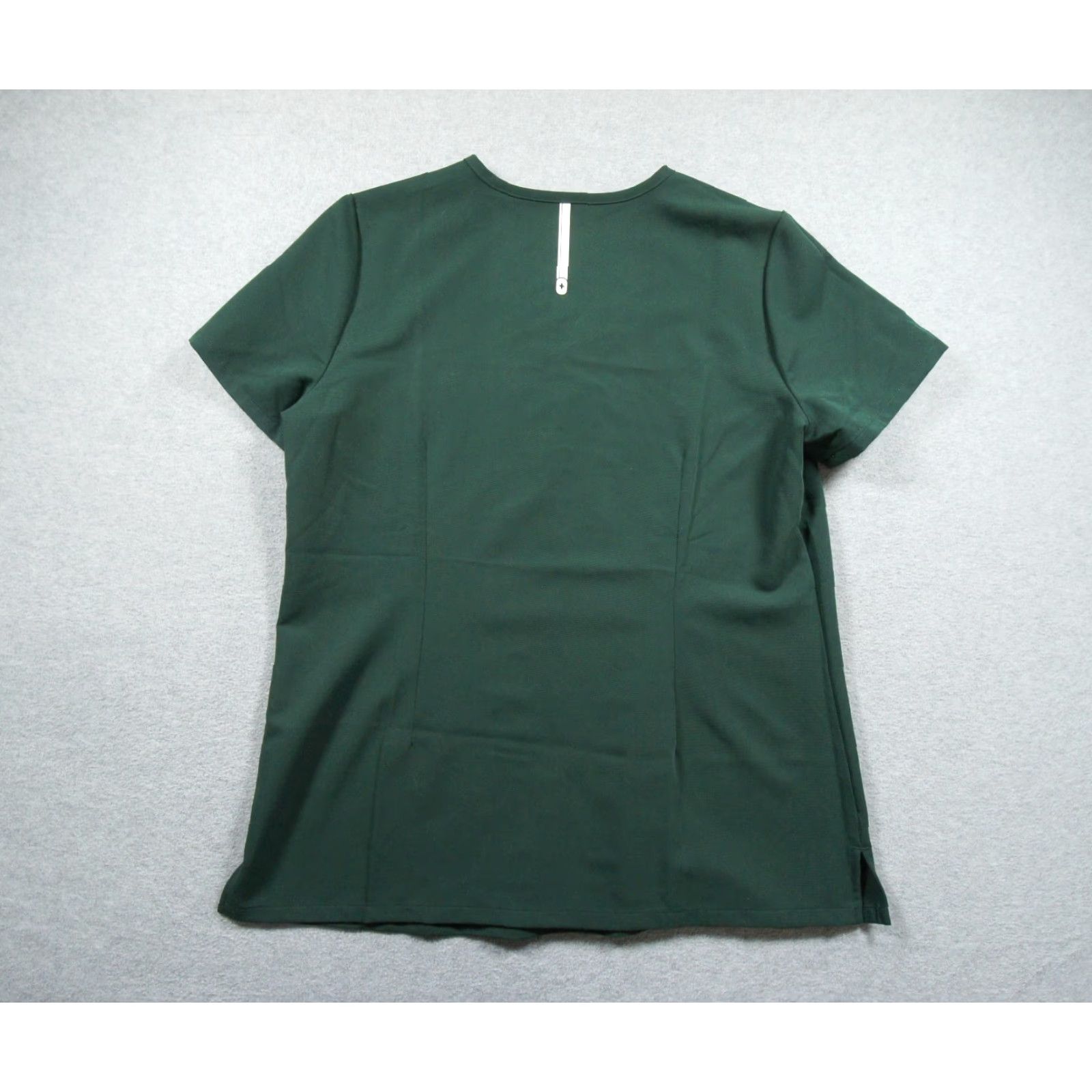 Vintage Figs Shirt Womens Medium Green Scrub Top Nurse Medical Workwear Stretch Ladies Size M / US 6-8 / IT 42-44 - 5 Thumbnail
