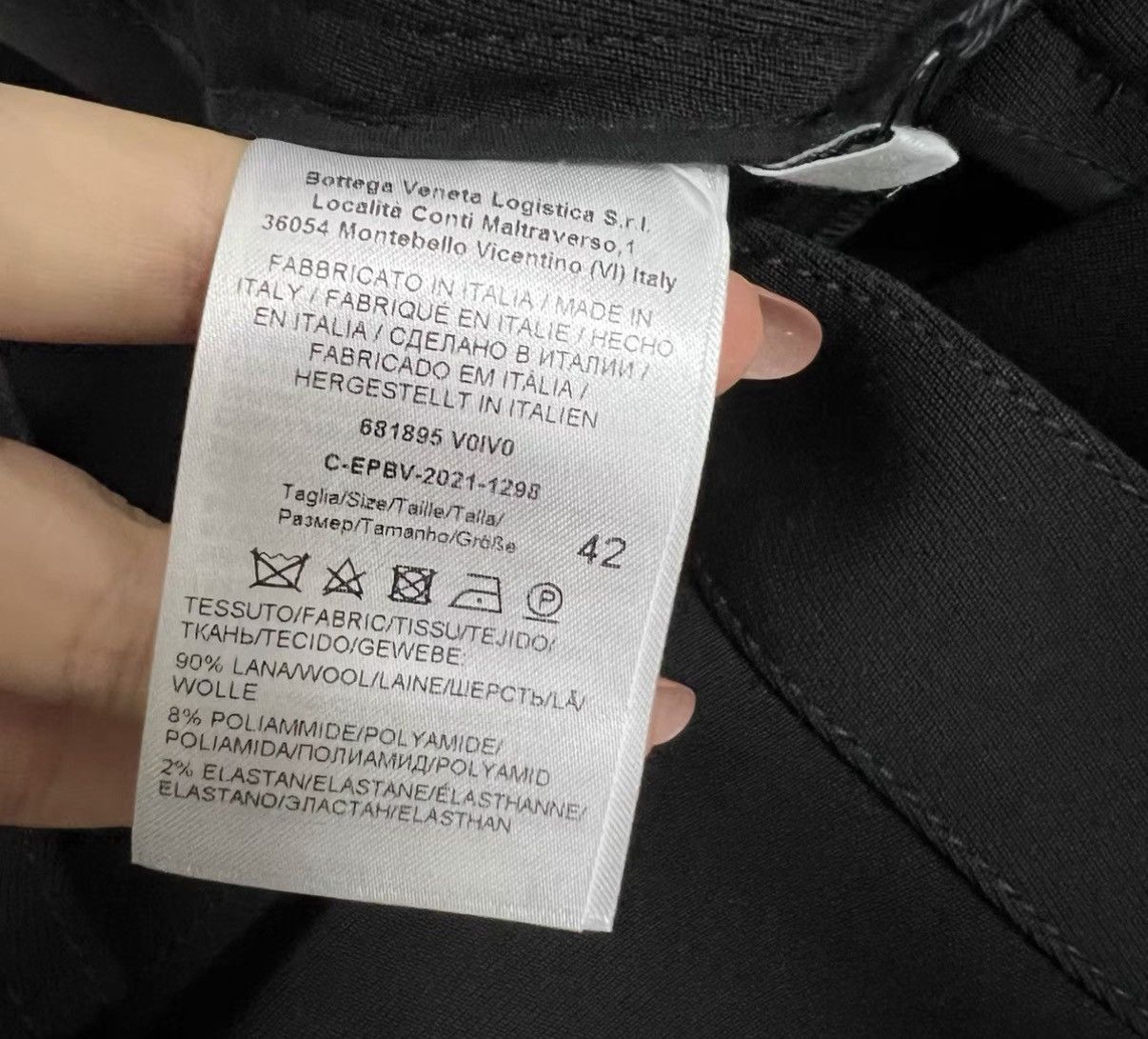 Bottega Veneta Bottega Veneta Black Zipped Trousers J41 Size 30" / US 8 / IT 44 - 4 Thumbnail