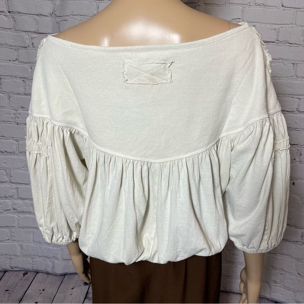 Free People New Free People No Good Alone Cotton Tee Top Size L Size L / US 10 / IT 46 - 5 Thumbnail