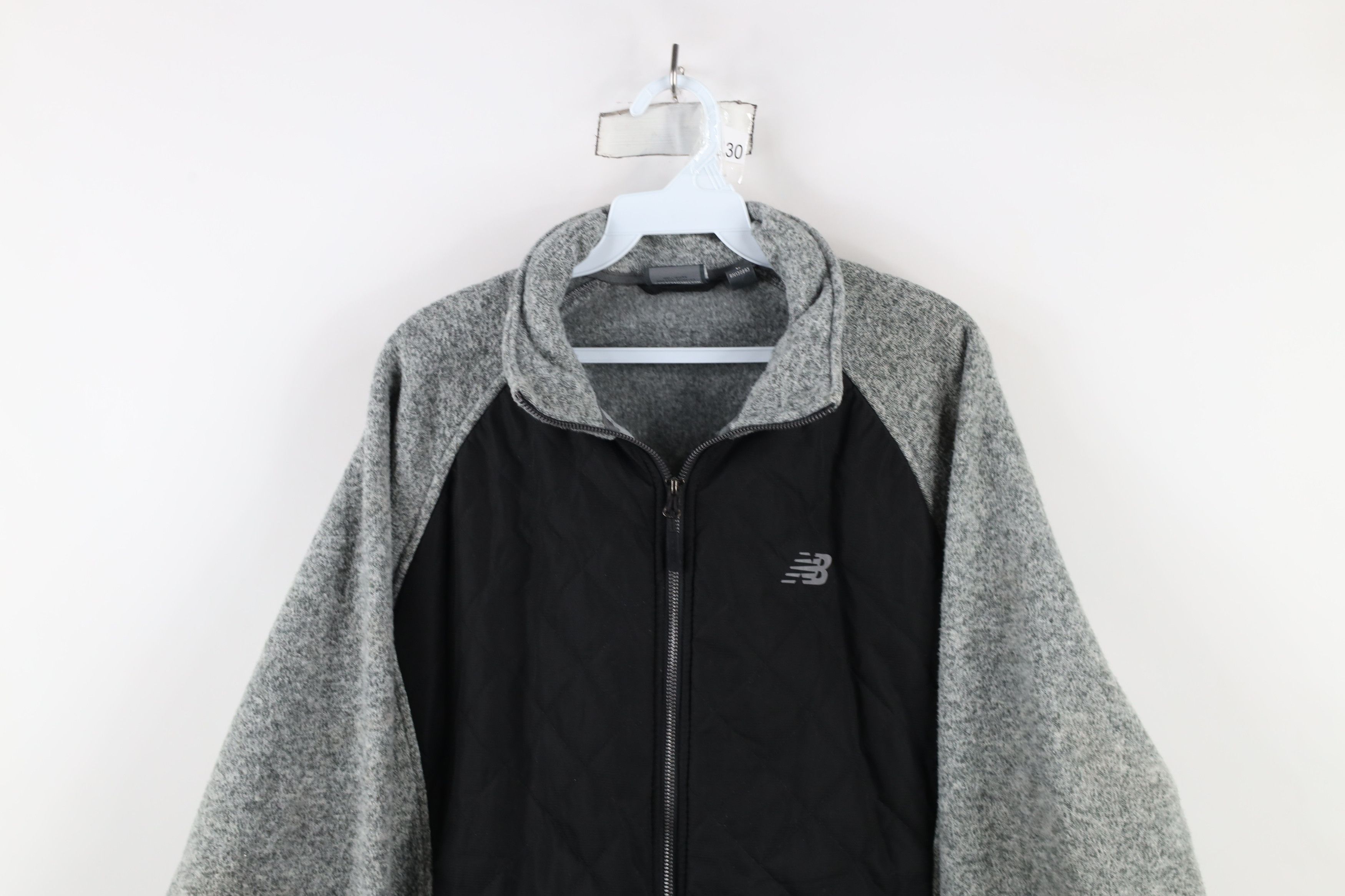 New Balance × Vintage Vintage New Balance Quilted Sweater Jacket Swacket Size US L / EU 52-54 / 3 - 2 Thumbnail