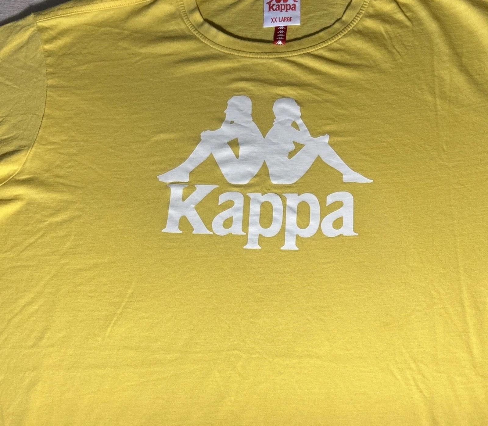 Kappa KAPPA Men's Yellow SZ 2XL T-Shirt Logo RDIF Pacsun Size US XXL / EU 58 / 5 - 2 Thumbnail