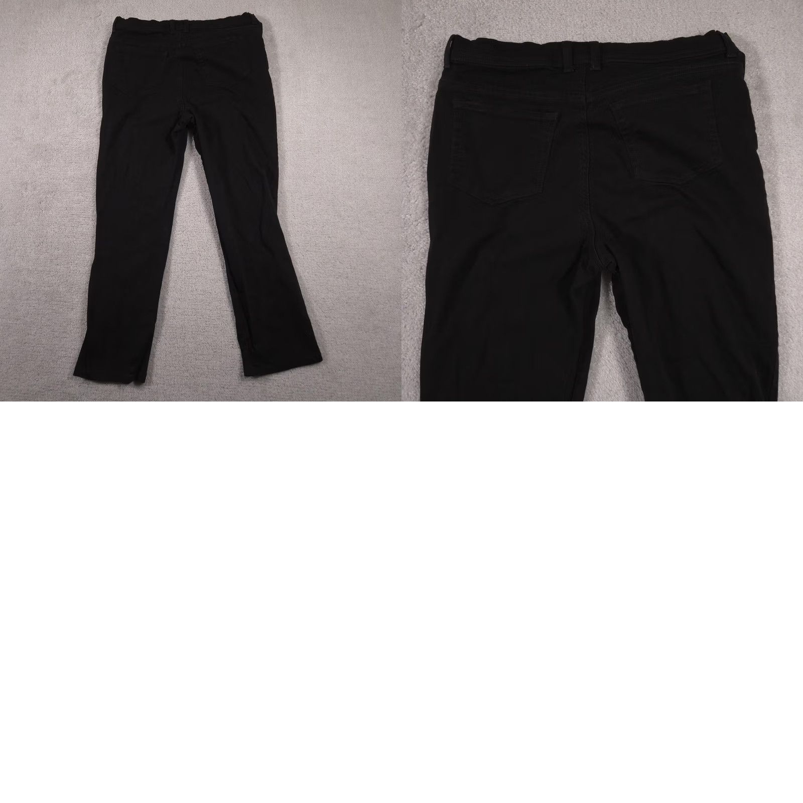 Gloria Vanderbilt VINTAGE Gloria Vanderbilt Jeans Womens 14P Black Amanda Stretch Petite Classic Fit Denim Size 36" / US 14 / IT 50 - 9 Thumbnail