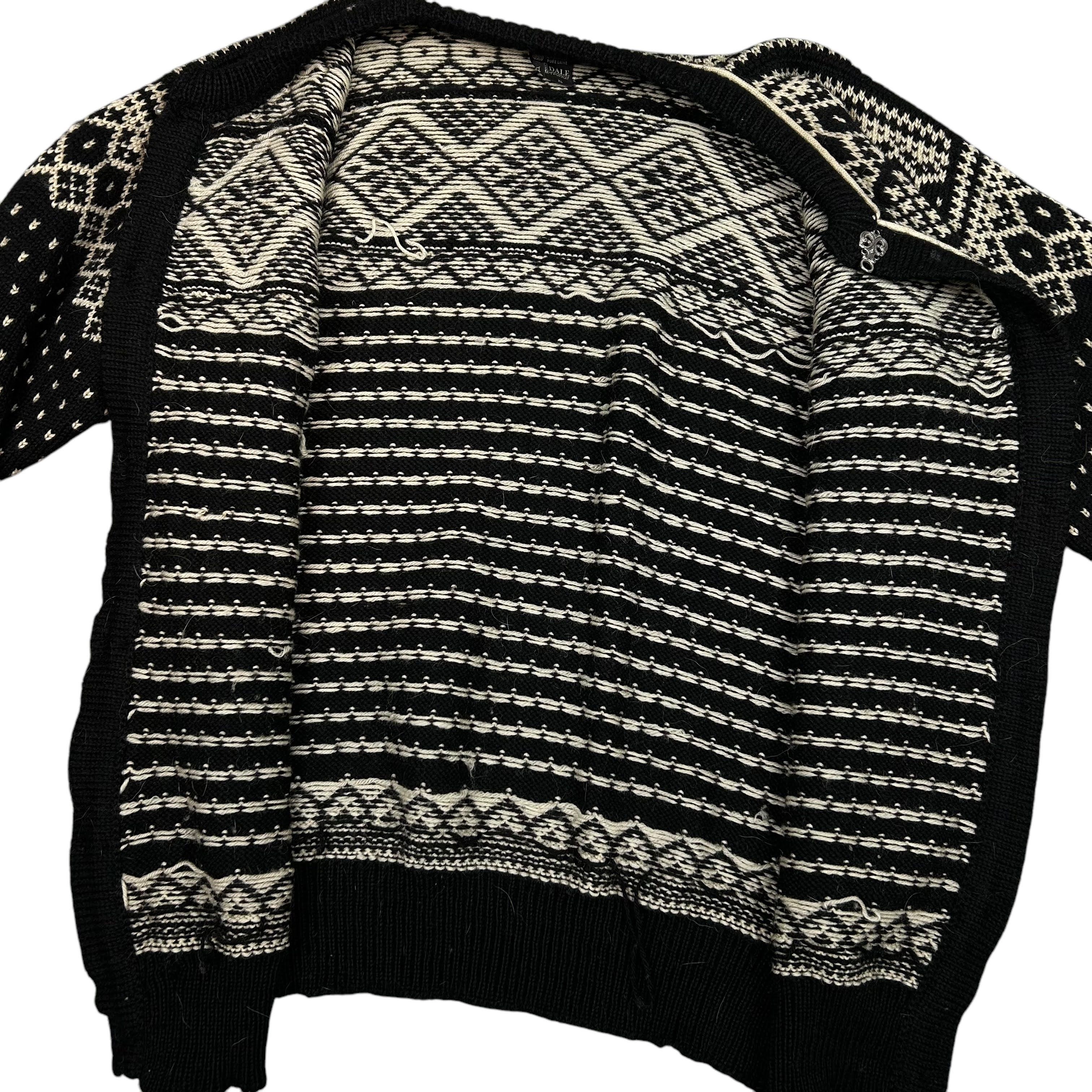 Dale Of Norway Dale Of Norway Black Knit Cardigan Sweater Fair Isle XL Size US XL / EU 56 / 4 - 5 Thumbnail
