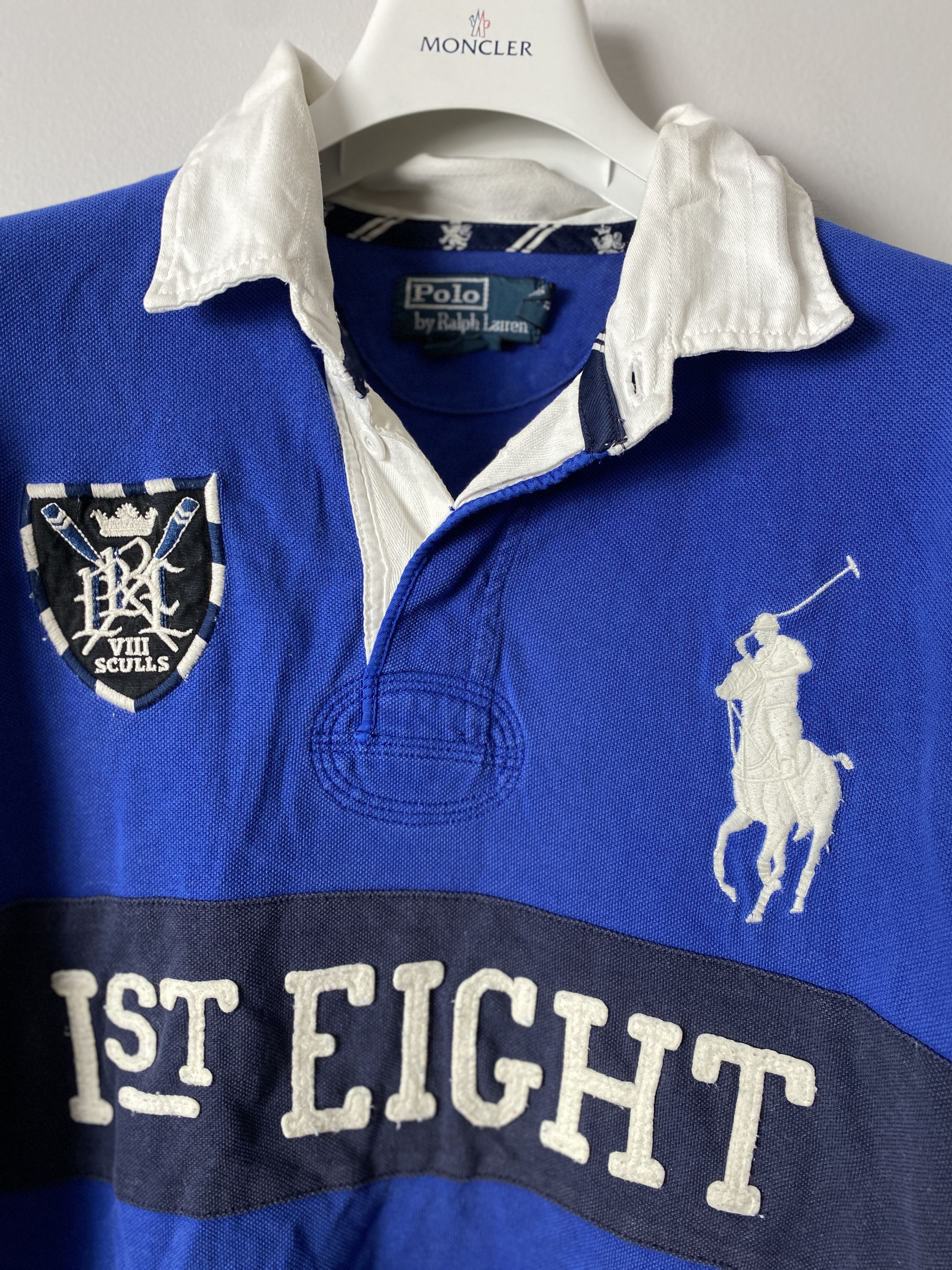 Polo Ralph Lauren × Vintage Polo Ralph Lauren 1st Eight polo t-shirt tee rugby vintage Size US L / EU 52-54 / 3 - 2 Thumbnail