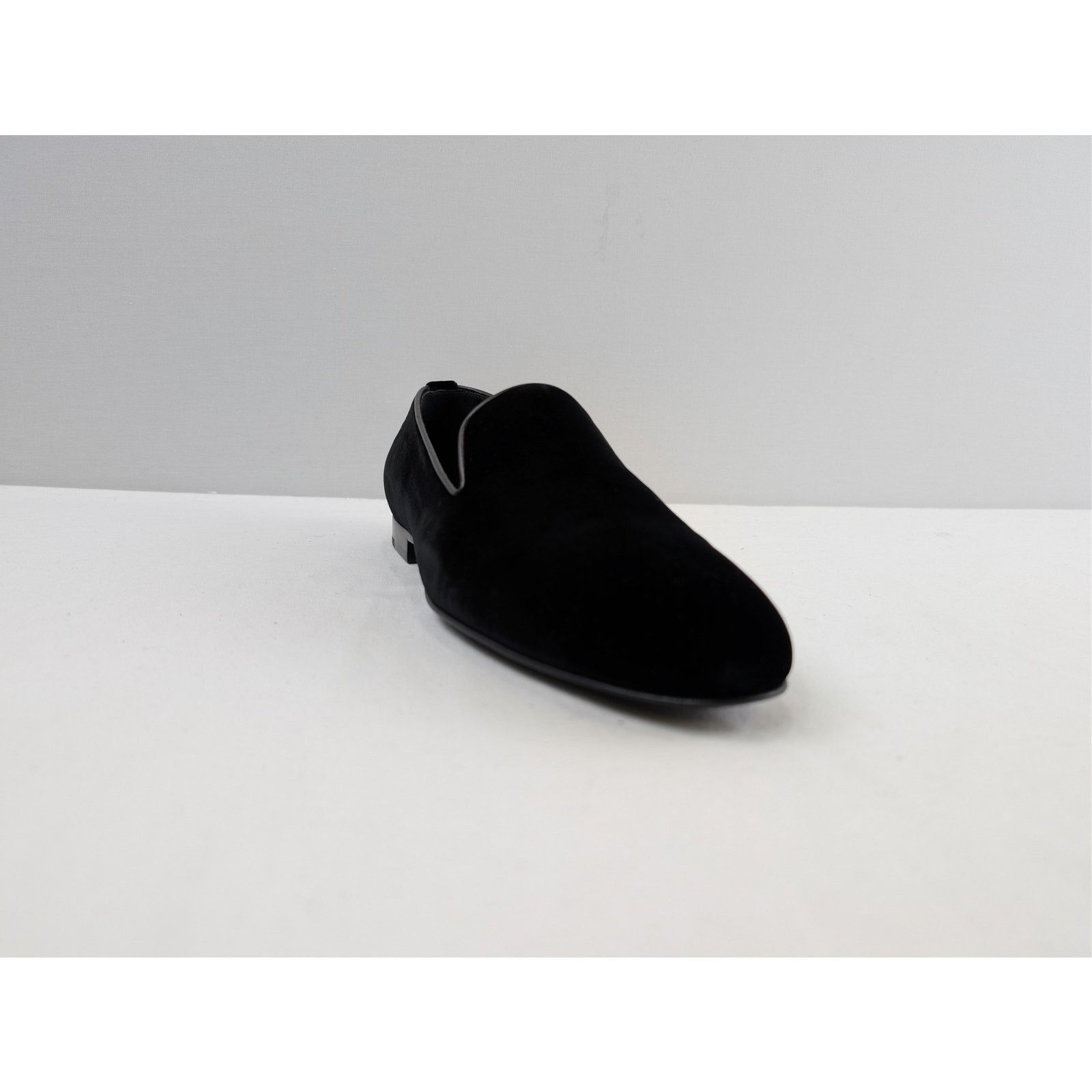 Saint Laurent Paris o1rshd1 velvet slip-on loafers shoe in Black Size US 8 / EU 41 - 2 Thumbnail