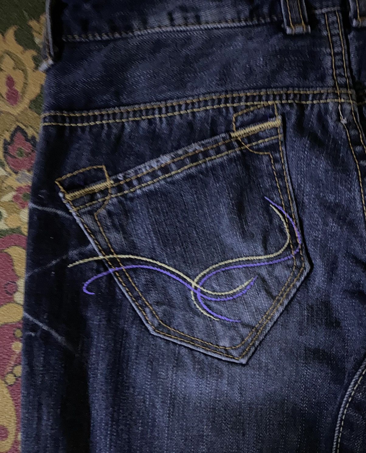 Edwin 🔥FLARE🔥🔥Something Edwin Vienus Jean Flare Denim Size US 27 - 5 Thumbnail