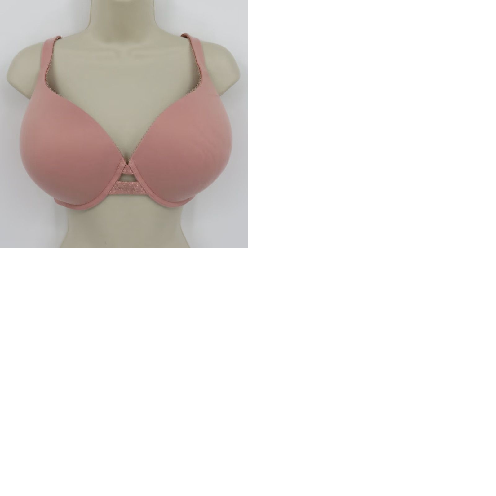 Victoria's Secret Viktorias Secret Body by Victoria Perfect Shape Bra Pink Shimmer 40DD Underwire T-Shirt Bra Womens DD Plus Size Size ONE SIZE - 10 Thumbnail