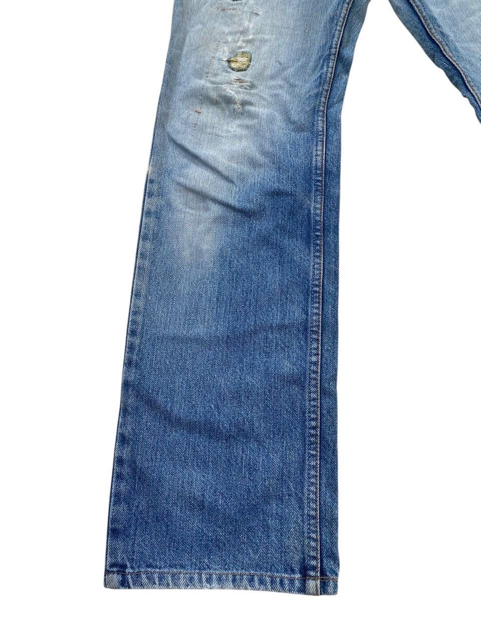 Wrangler Destroyed Wrangler USA Distress Patchwork Jeans Denim Size US 31 - 8 Thumbnail