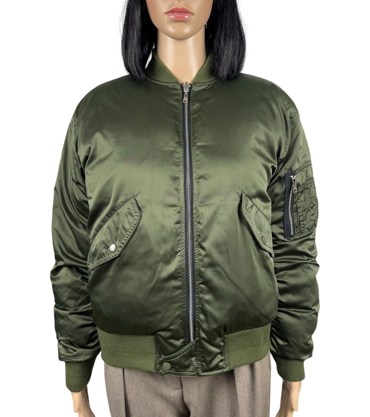Sandro Sandro Tiger Print Reversible Down Bomber Jacket size 2 Size M / US 6-8 / IT 42-44 - 4 Thumbnail