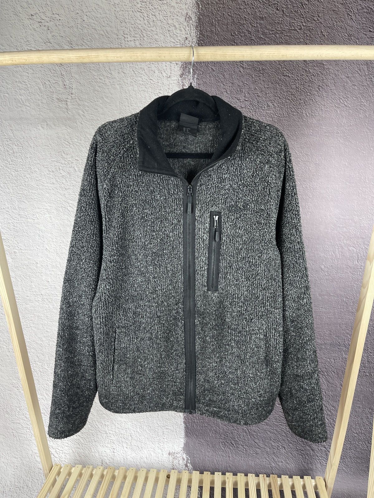 Jack Wolfskin Jack Wolfskin Ash Grey full zip teddy fleece pullover jacket Size US XL / EU 56 / 4 - 1 Thumbnail
