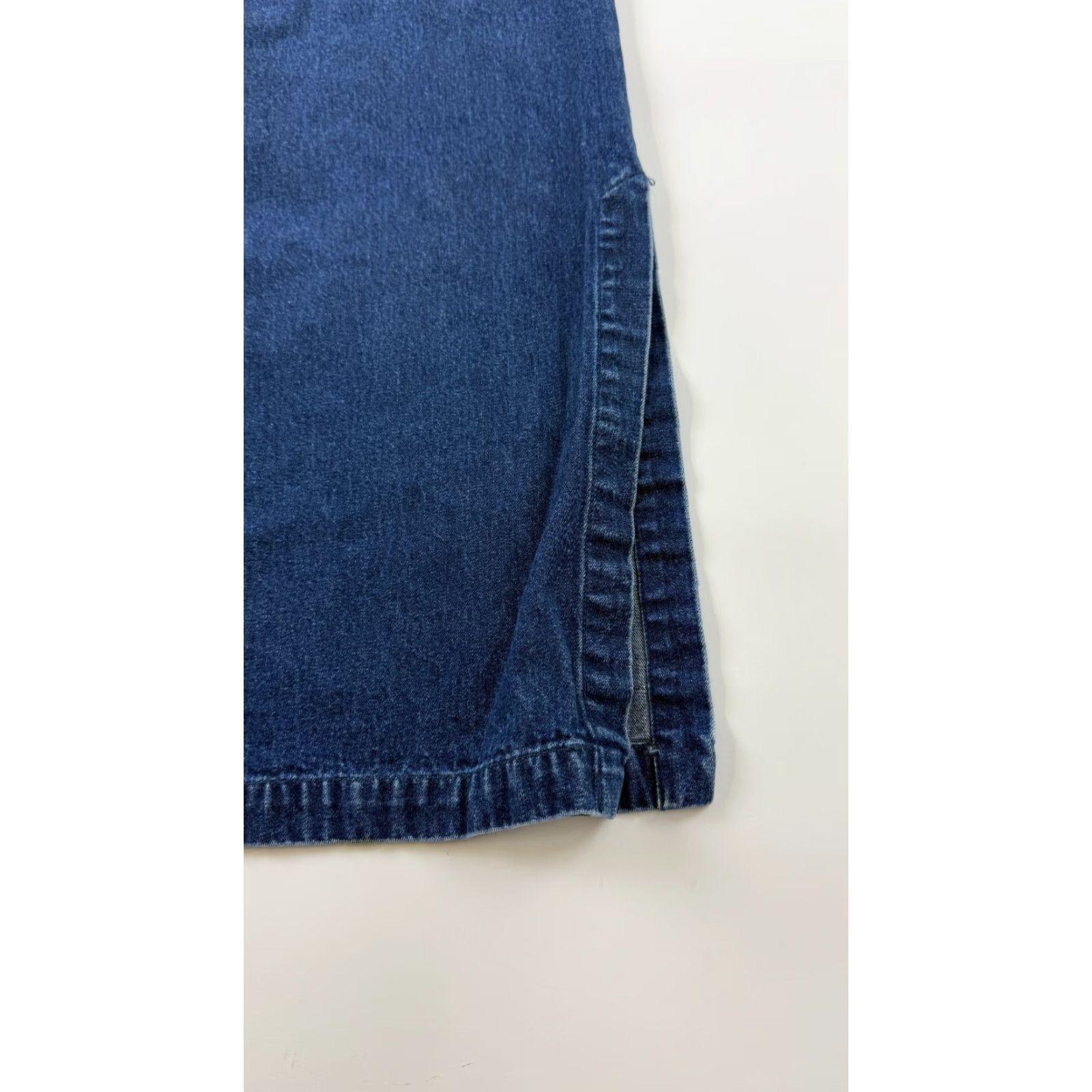 Eddie Bauer Eddie Bauer A-Line Skirt Womens 4 Blue Denim Casual Outdoor Full Length Side Slit Size 27" / US 4 / IT 40 - 2 Thumbnail
