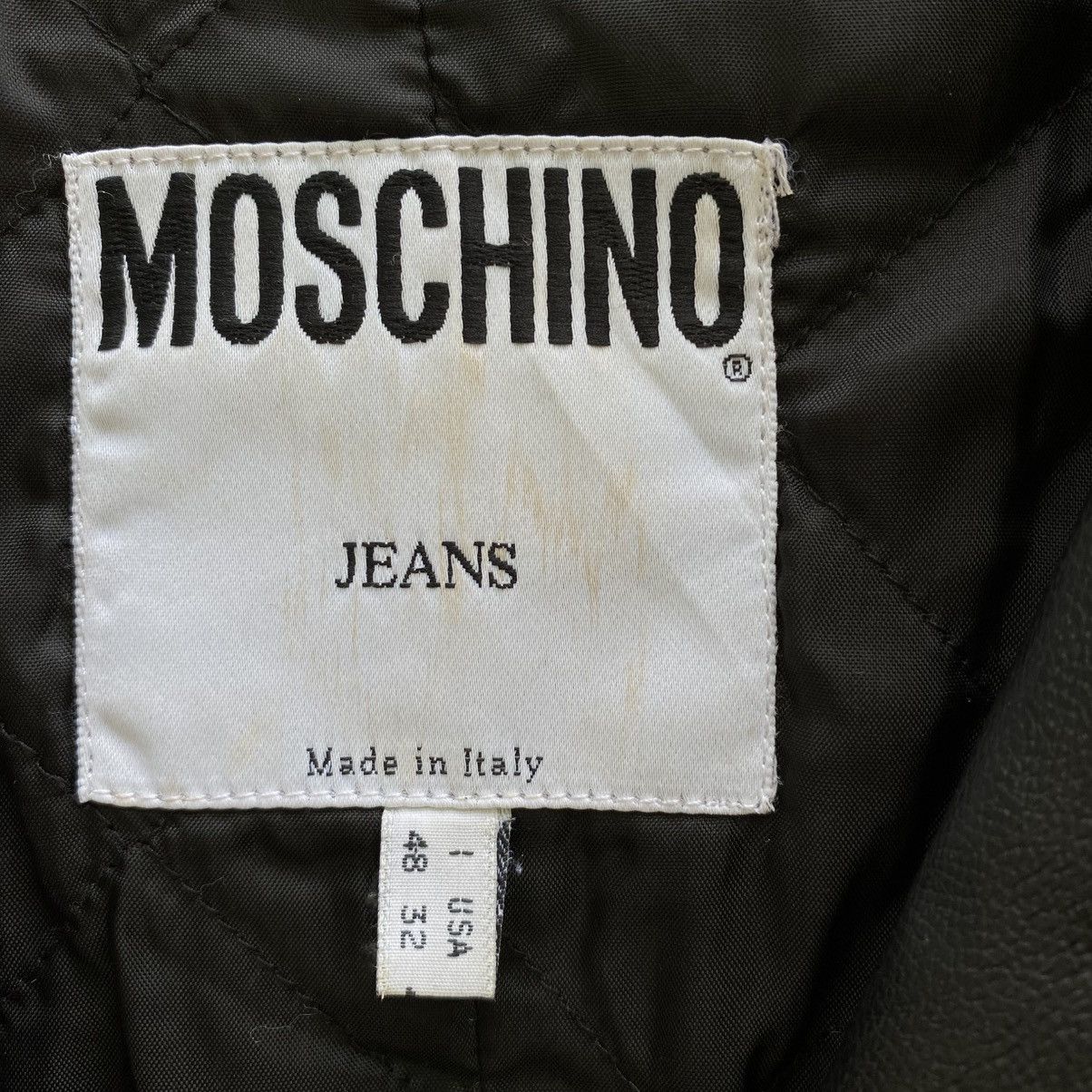 Moschino Moschino Brown Fux Leather & Corduroy Panel Jacket Size US M / EU 48-50 / 2 - 6 Thumbnail