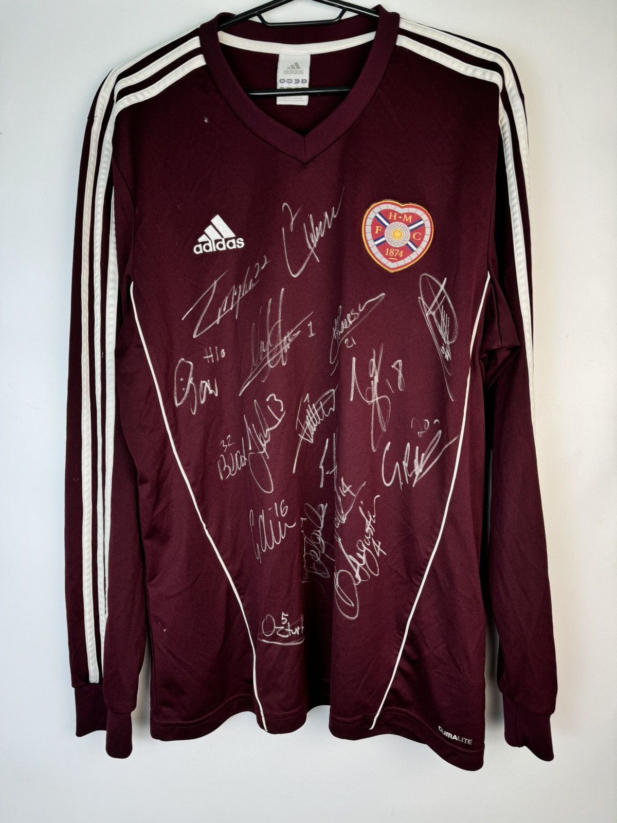 Adidas × Vintage heart of hamilton soccer jersey 2011 longsleve X42380 Size US L / EU 52-54 / 3 - 1 Thumbnail