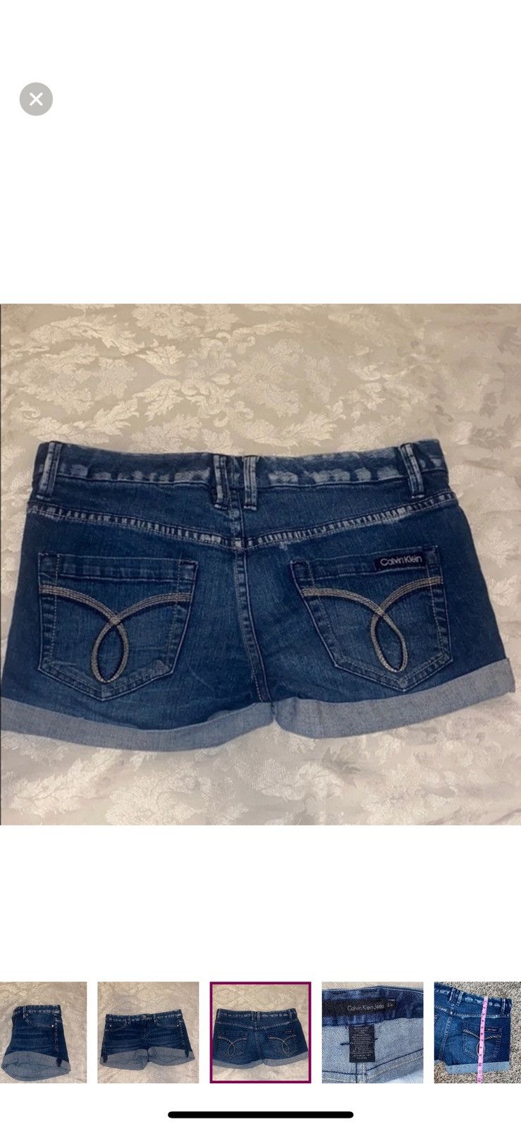 Calvin Klein Calvin Klein jeans denim shorts size 4 Size 27" / US 4 / IT 40 - 4 Thumbnail