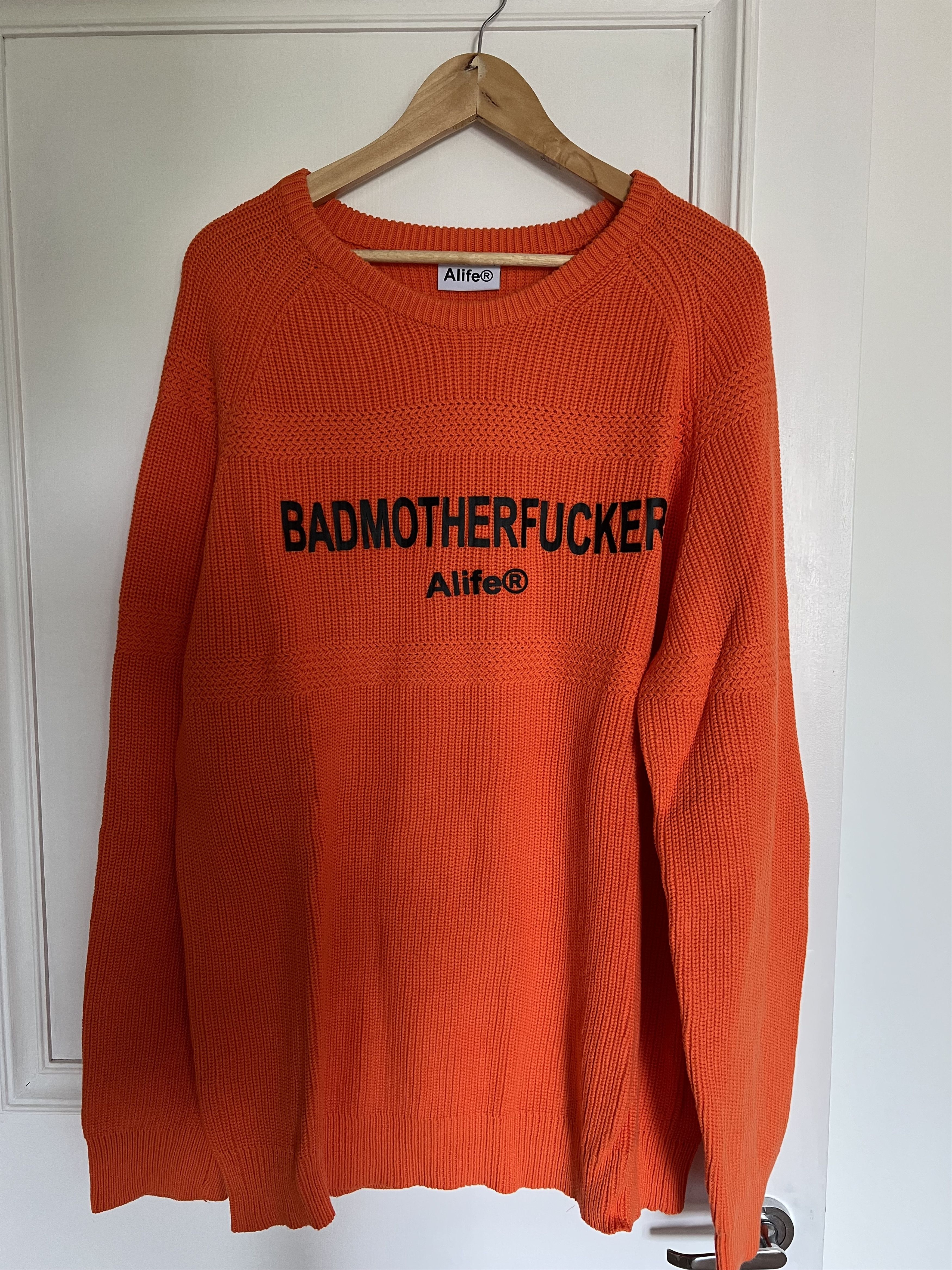 Alife Alife ‘Bad Motherfucker’ knitting sweater Size US XL / EU 56 / 4 - 1 Thumbnail