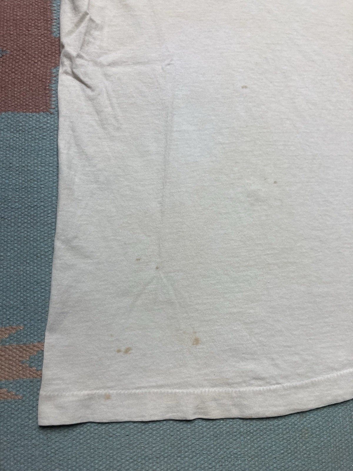 Vintage 80s blank white t shirt v neck BVD grunge soft cotton S Size US S / EU 44-46 / 1 - 2 Thumbnail