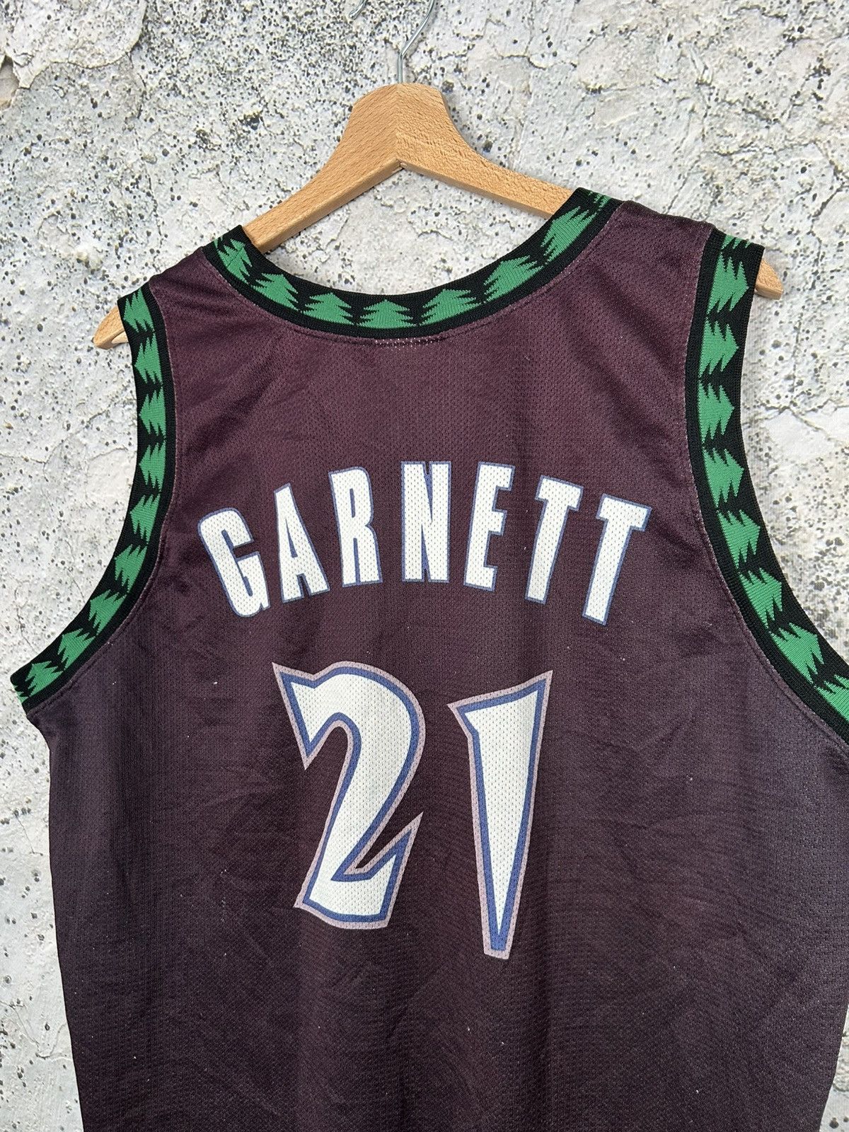 Champion Vintage Champion Timberwolves Garnett #21 NBA Jersey Size US L / EU 52-54 / 3 - 6 Thumbnail