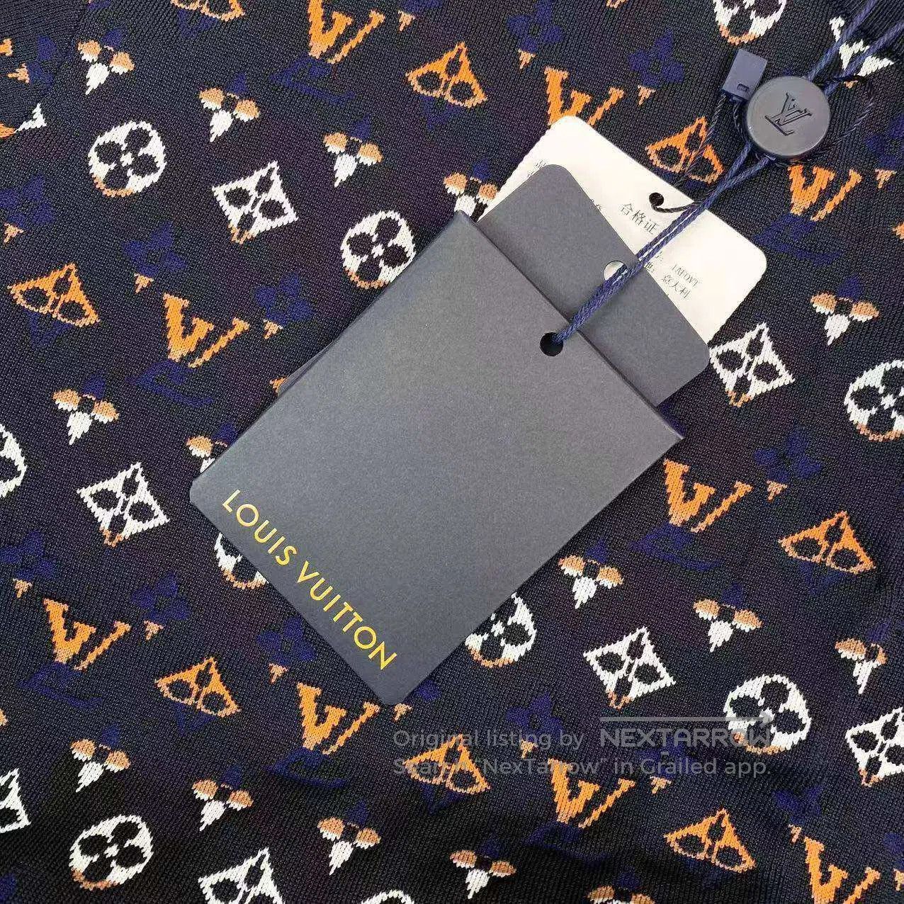 Louis Vuitton Louis Vuitton 24SS logo-embossed crew neck concealed butto Size S / US 4 / IT 40 - 6 Thumbnail