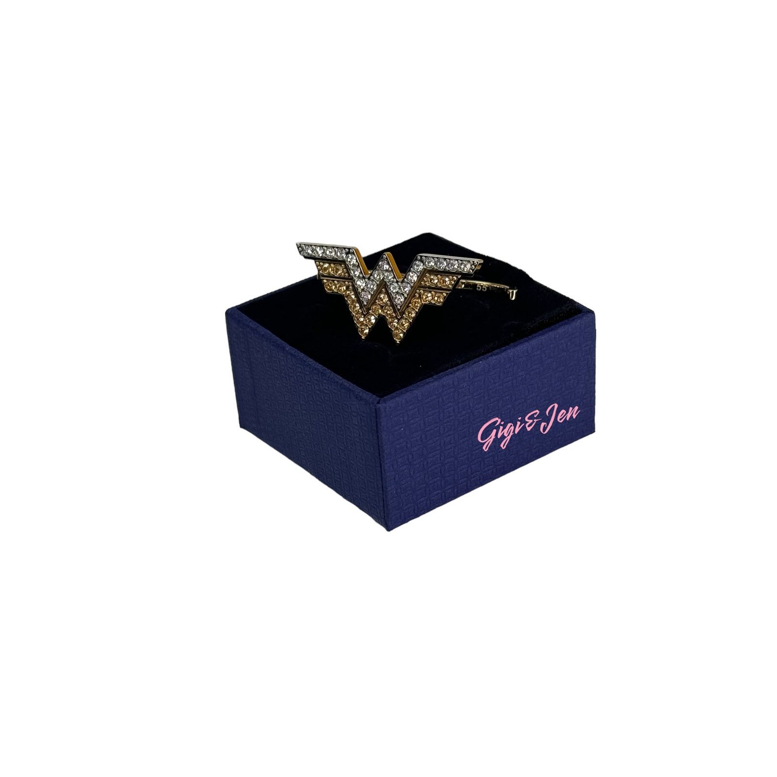Swarovski Swarovski Fit Wonder Woman double ring Gold tone 55 - 58 Size ONE SIZE - 5 Thumbnail