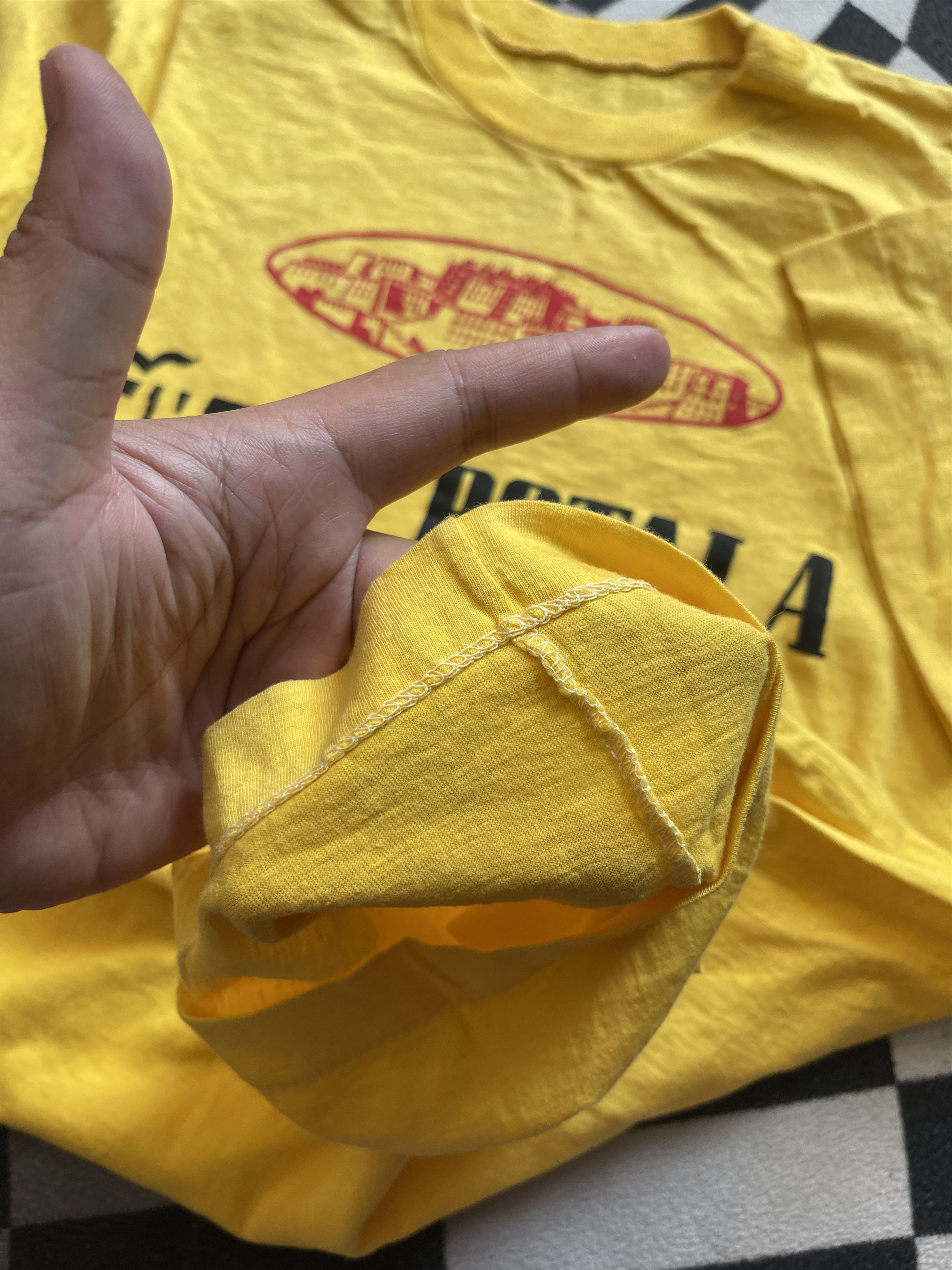 Vintage Lhasa Tibet Potala Palace Travel Souvenir Tee Yellow Vintage Size US M / EU 48-50 / 2 - 5 Thumbnail