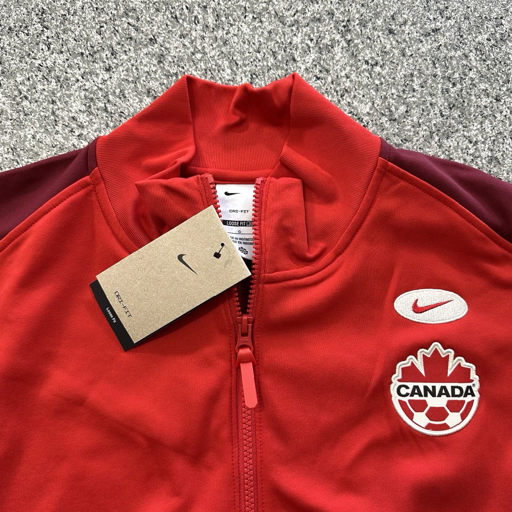 Nike Nike Track Jacket Mens L Red Full Zip Nation Anthem National Team Podium Size US L / EU 52-54 / 3 - 2 Thumbnail