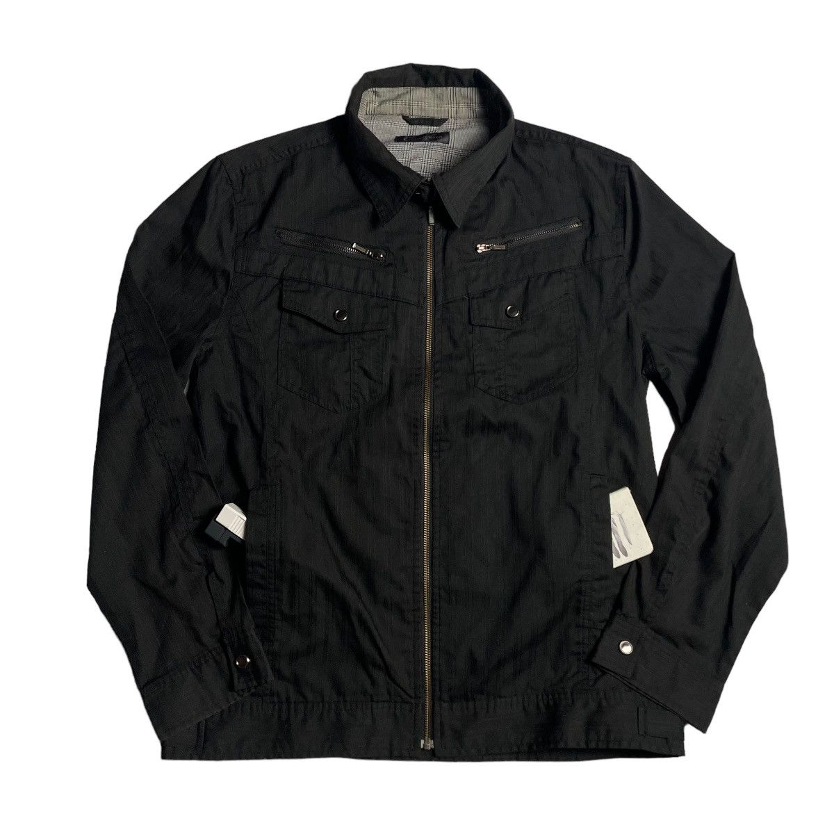 If Six Was Nine × Japanese Brand × Le Grande Bleu (L.G.B.) 🇯🇵 VINTAGE SILVERMOON PUNK GOTHIC FULL ZIP LIGHT JACKET Size US XL / EU 56 / 4 - 1 Thumbnail
