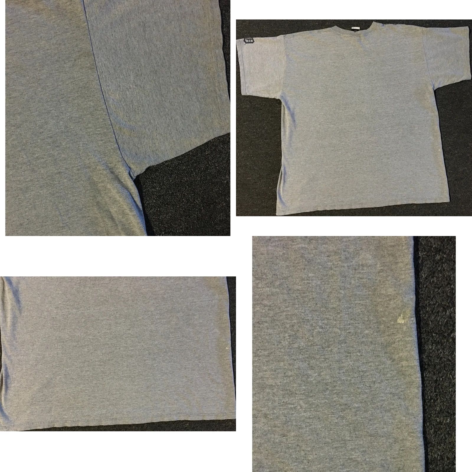Travis Scott VINTAGE Nike Detroit Tigers Faded Center Swoosh Shirt XL Gray Men Short Sleeve T-Shirt 90s Grunge Hip Hop Retro Baseball Logo Sports USA USA Mens Size US XL / EU 56 / 4 - 8 Thumbnail