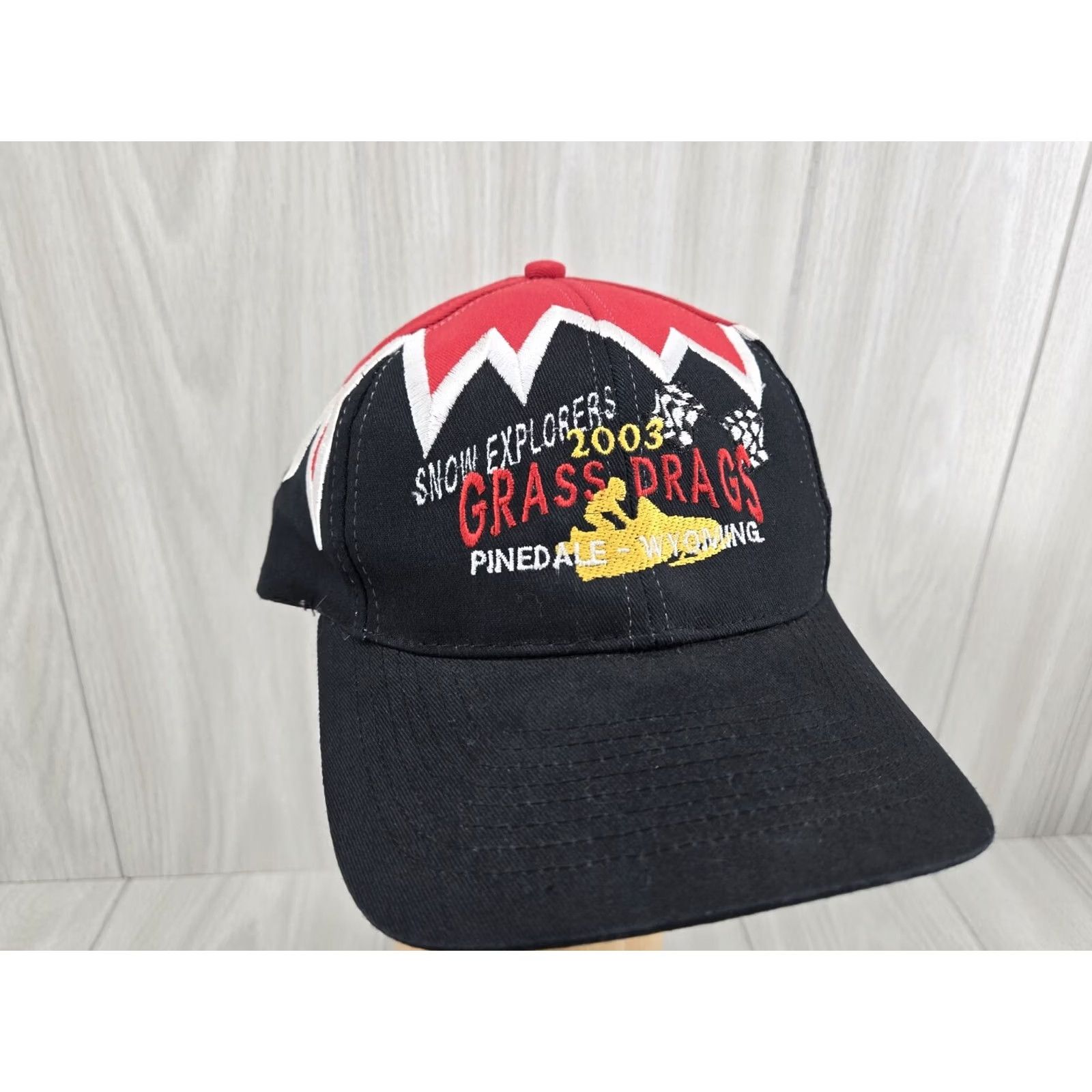 Katin Pinedale Wyoming Snow Explorers Grass Drags Hat 2003 Baseball Cap One Size Men Multicolor Kati Brand Size ONE SIZE - 3 Thumbnail