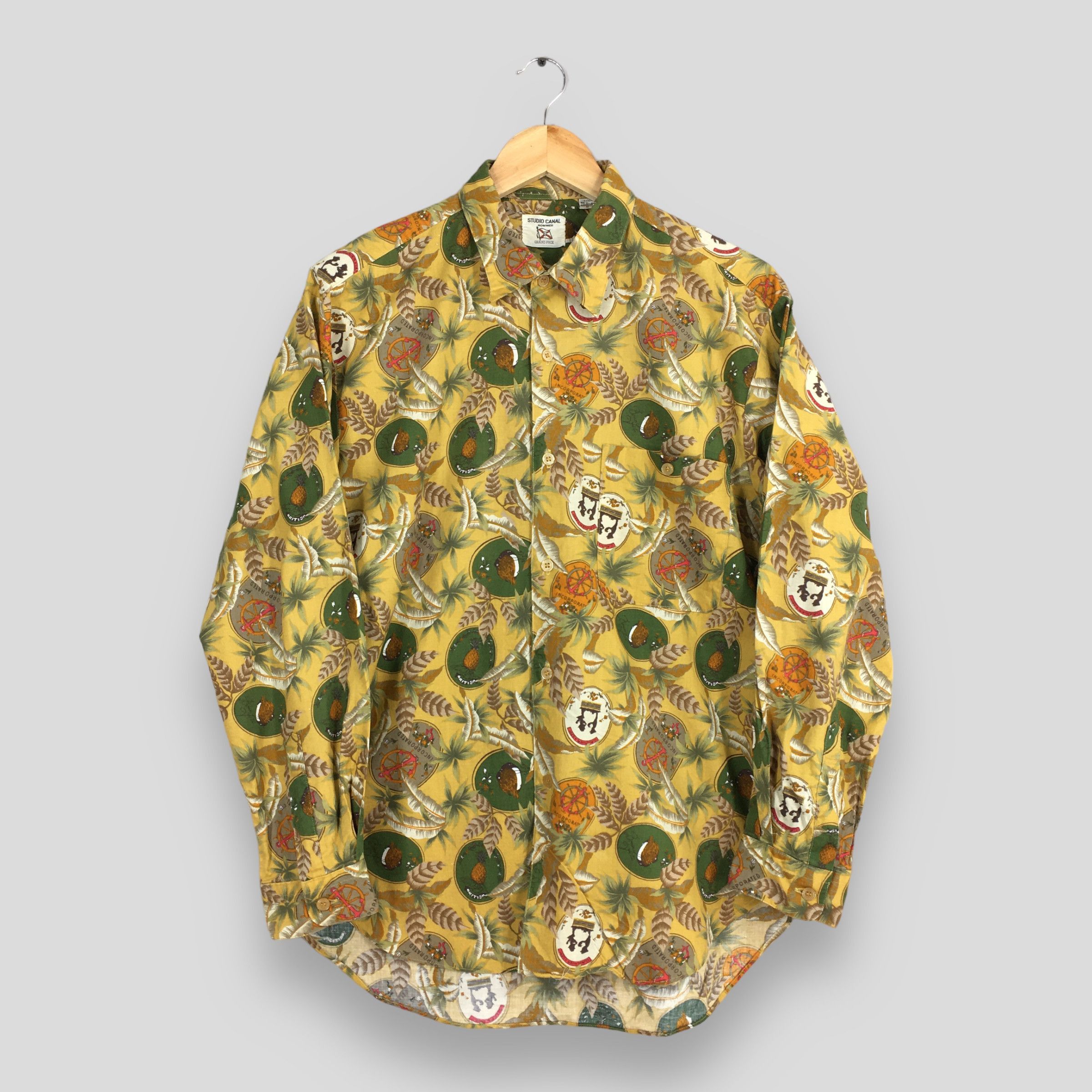 Other Vintage 80's Hawaiian Aloha Tropical Cotton Shirt M Size US M / EU 48-50 / 2 - 1 Thumbnail