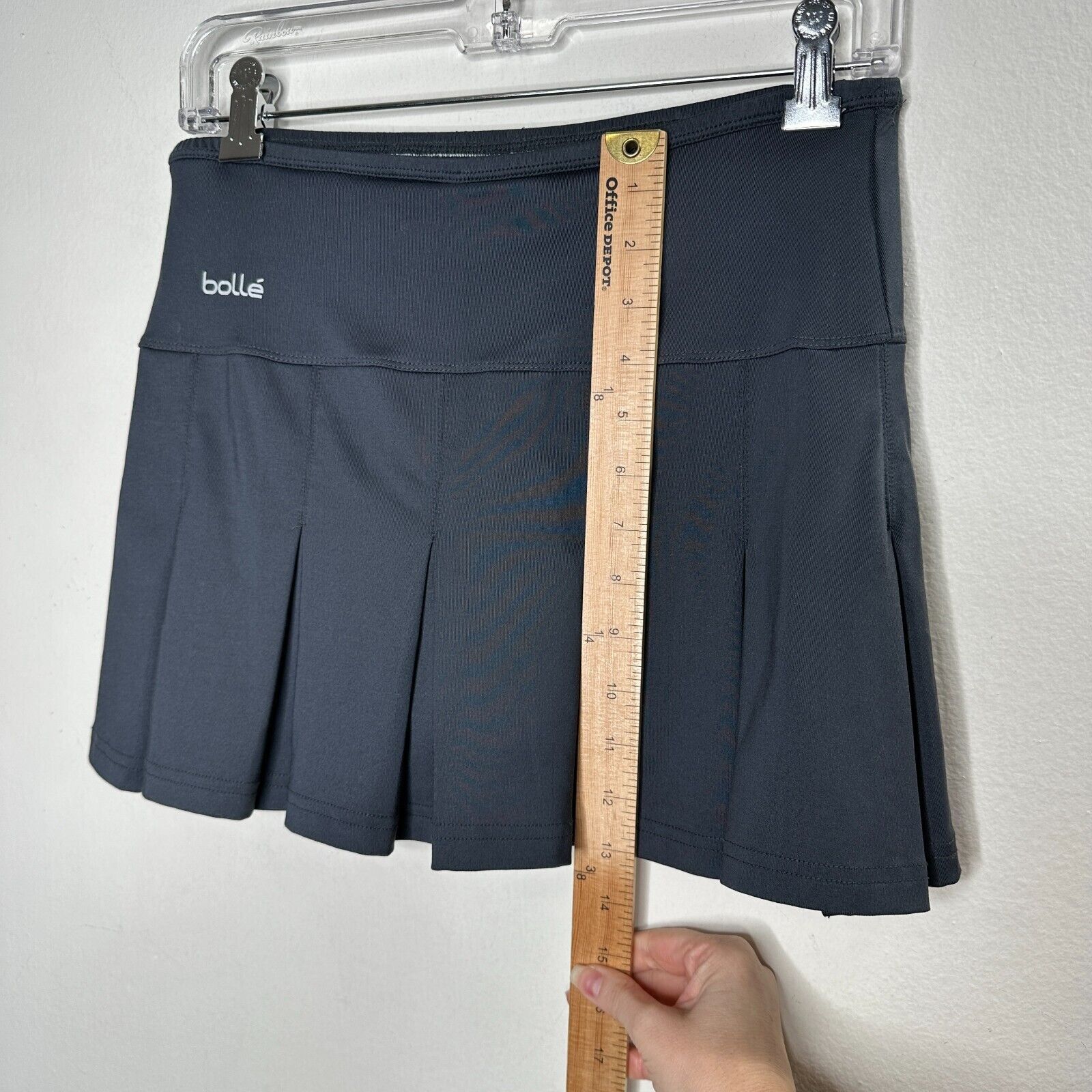 Bolle Bolle Black Tennis Pleated Skirt or Skort Built in Shorts S Size 27" / US 4 / IT 40 - 4 Thumbnail