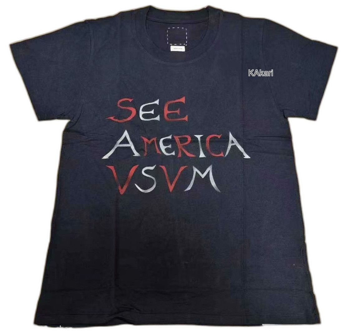 Visvim visvim 18AW Spot Stencil A-Line S/S Tee Size US L / EU 52-54 / 3 - 1 Thumbnail