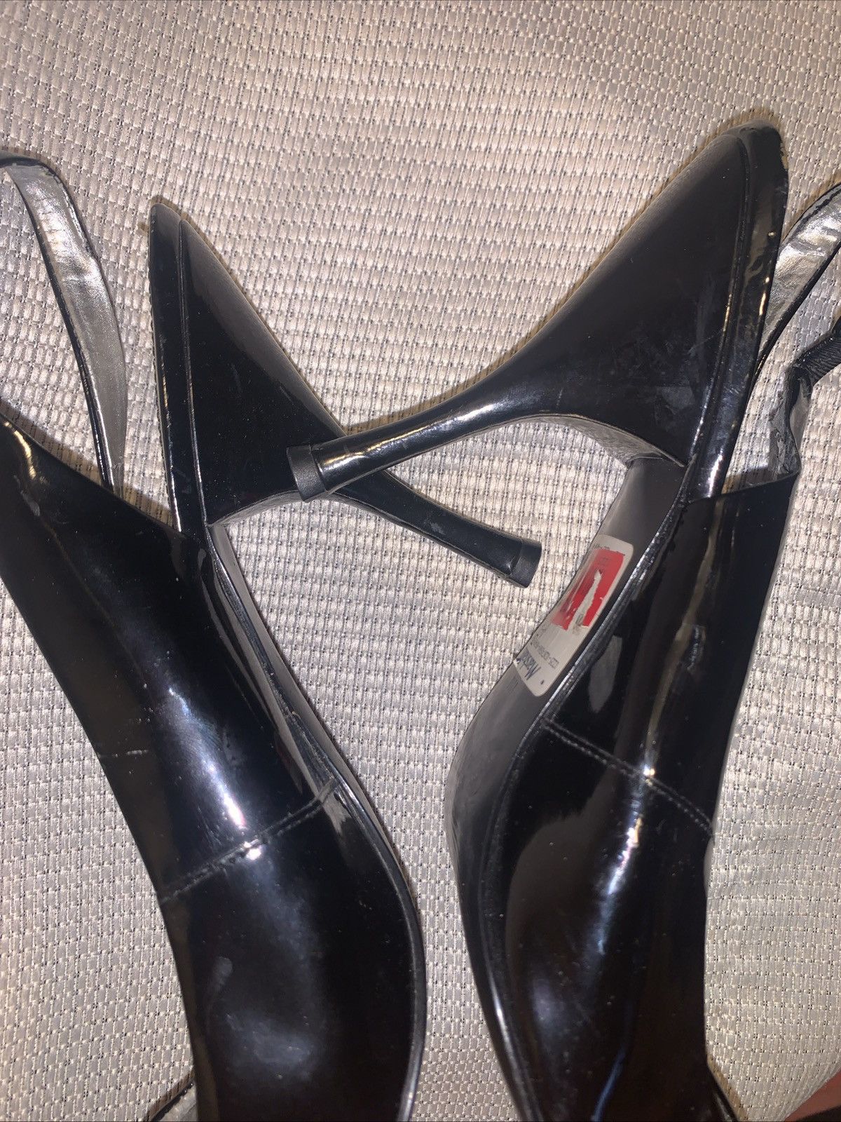 Marc Fisher Marc Fisher black size 11 sling back patent leather Size US 11 / IT 41 - 4 Thumbnail