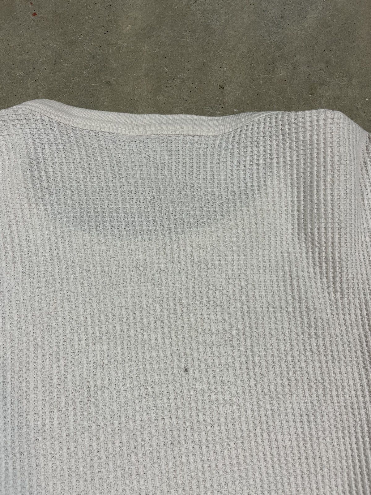 Vintage Vintage 60s Cotton Thermal Shirt White Size US M / EU 48-50 / 2 - 7 Thumbnail