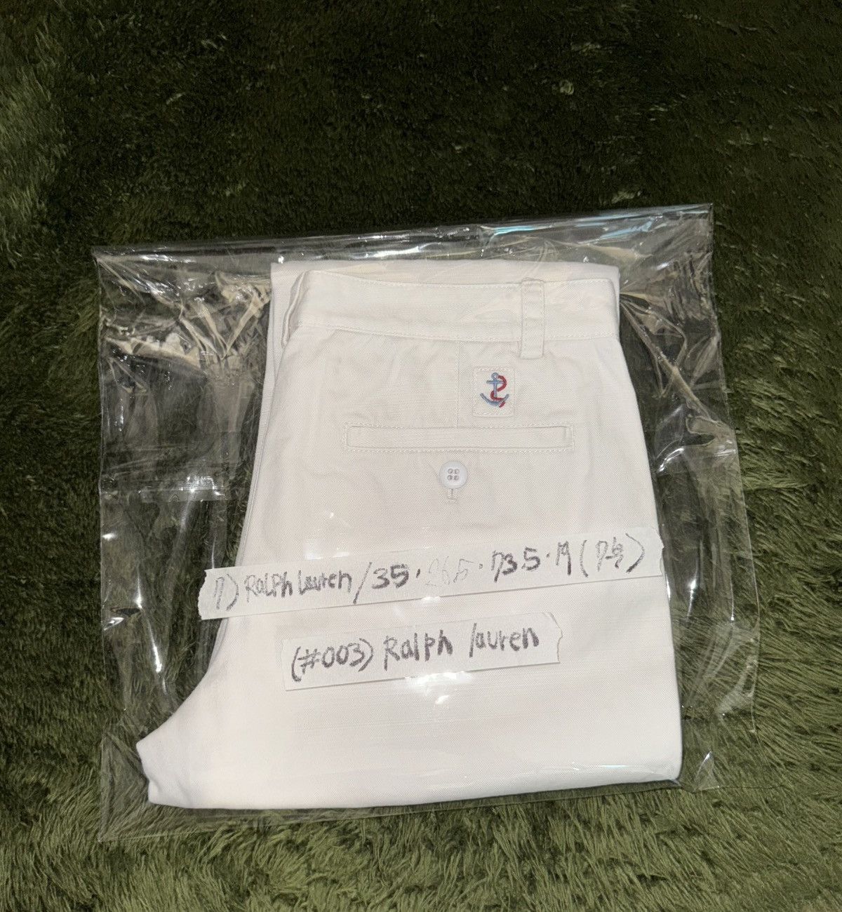 Polo Ralph Lauren [7] Ralph Lauren Sailor Logo Cotton Chino Cropped Pants Size US 30 / EU 46 - 12 Thumbnail