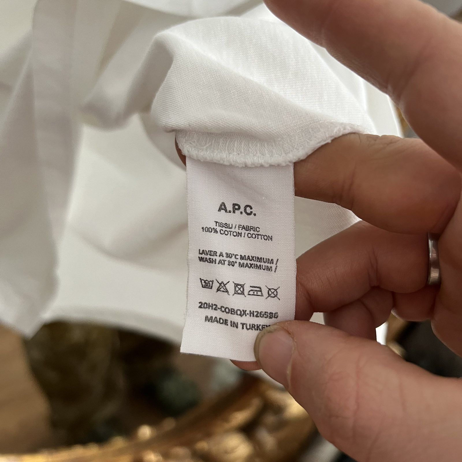 A.P.C. × Designer Vintage A.P.C Tshirt Sz L Size US L / EU 52-54 / 3 - 6 Thumbnail