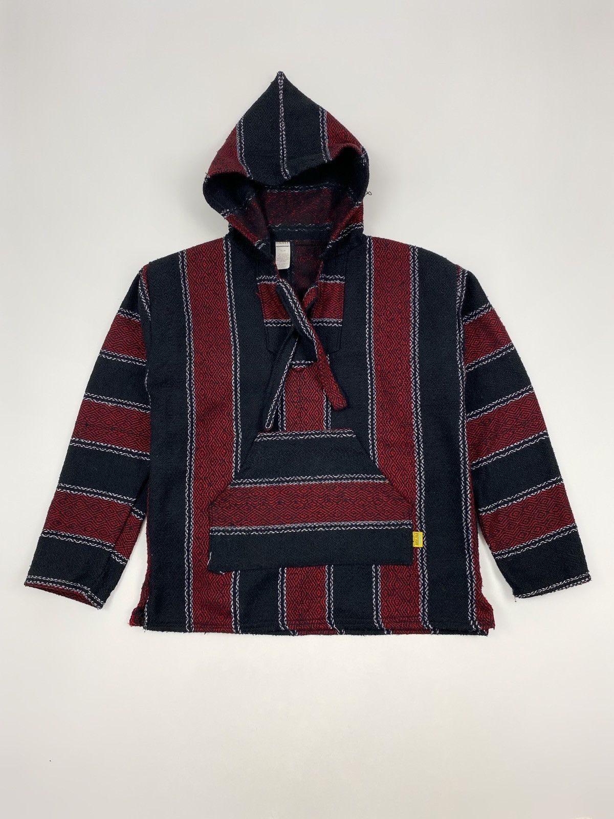 Vintage Y2K Vintage Molina Mexican Native Woven Stripped Baja Hoodie Size US M / EU 48-50 / 2 - 1 Thumbnail