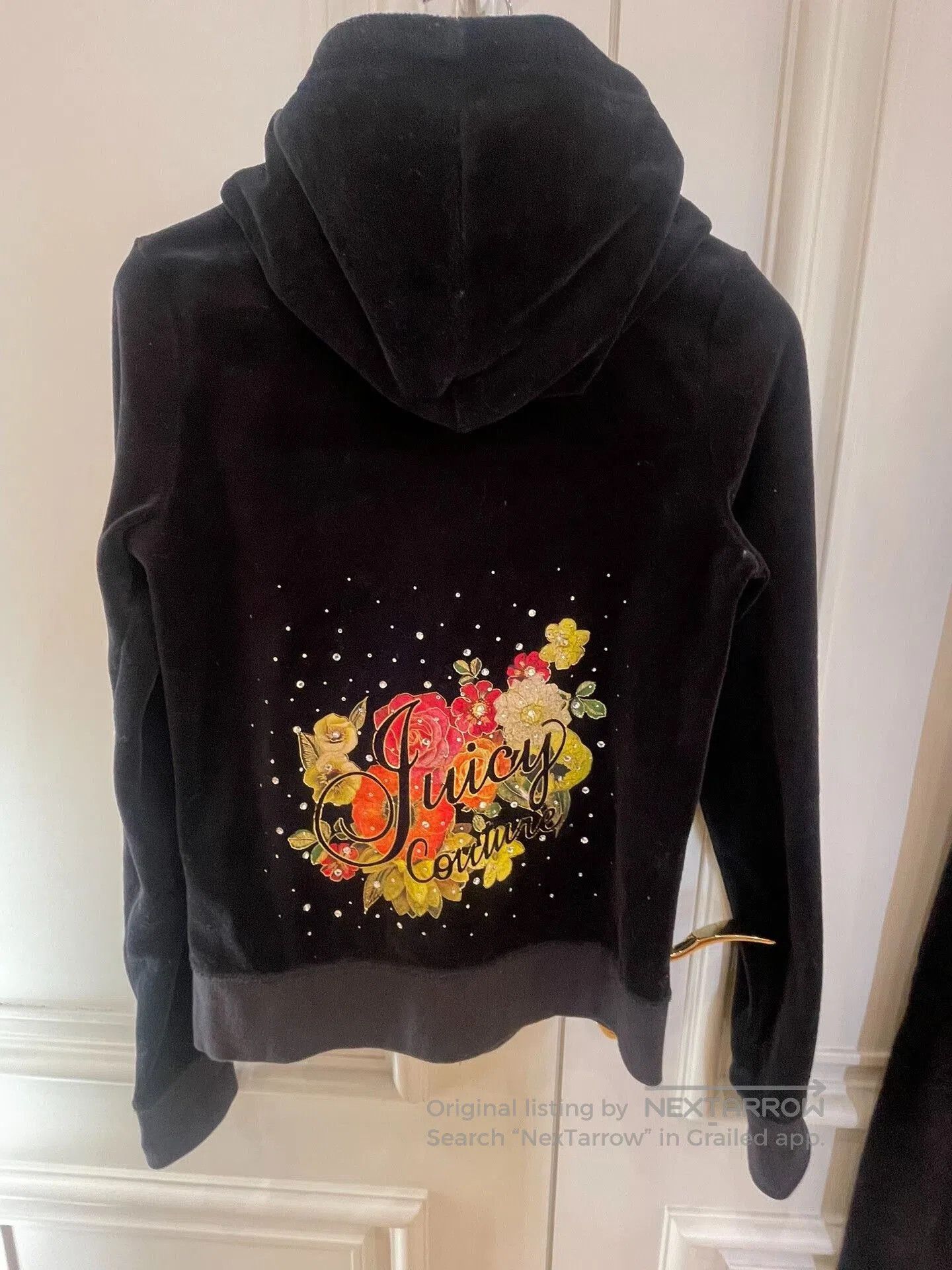 Juicy Couture Juicy Couture Black Velvet Tracksuit Set. Size M / US 6-8 / IT 42-44 - 3 Thumbnail