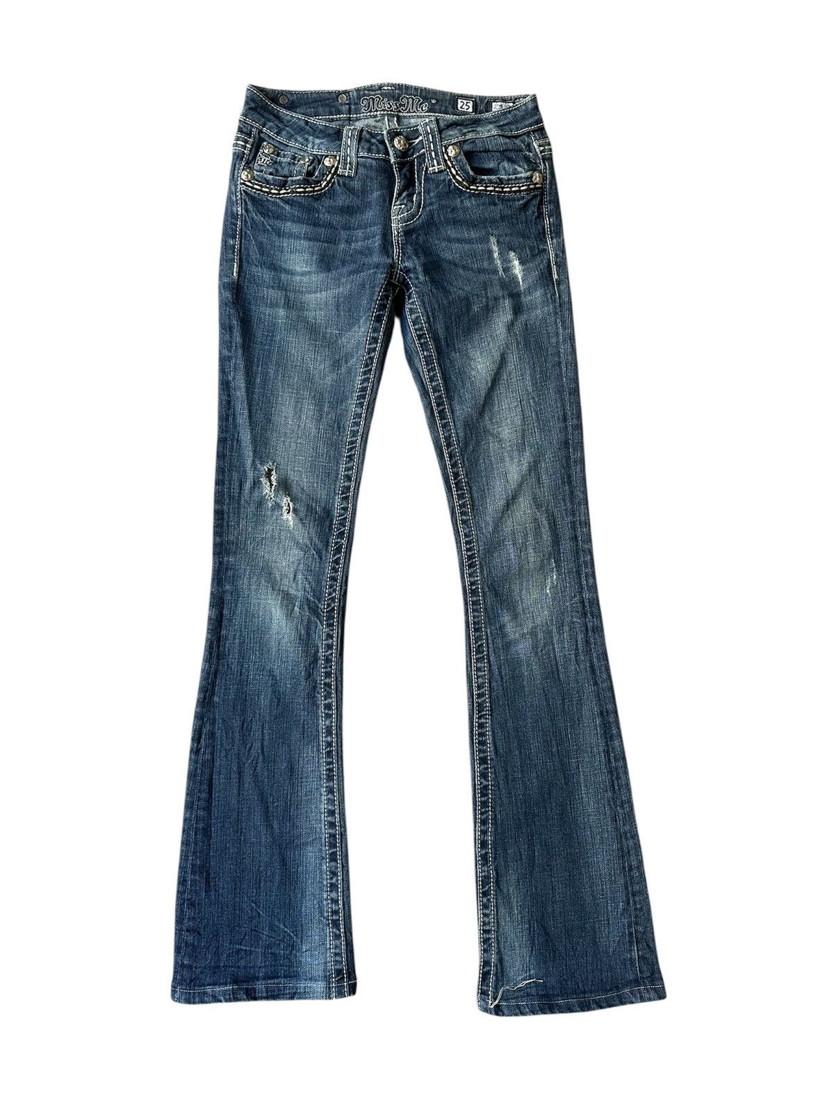 Miss Me FLARE Miss Me Distressed Boot Jeans Size 25" / US 0 / IT 36 - 1 Thumbnail