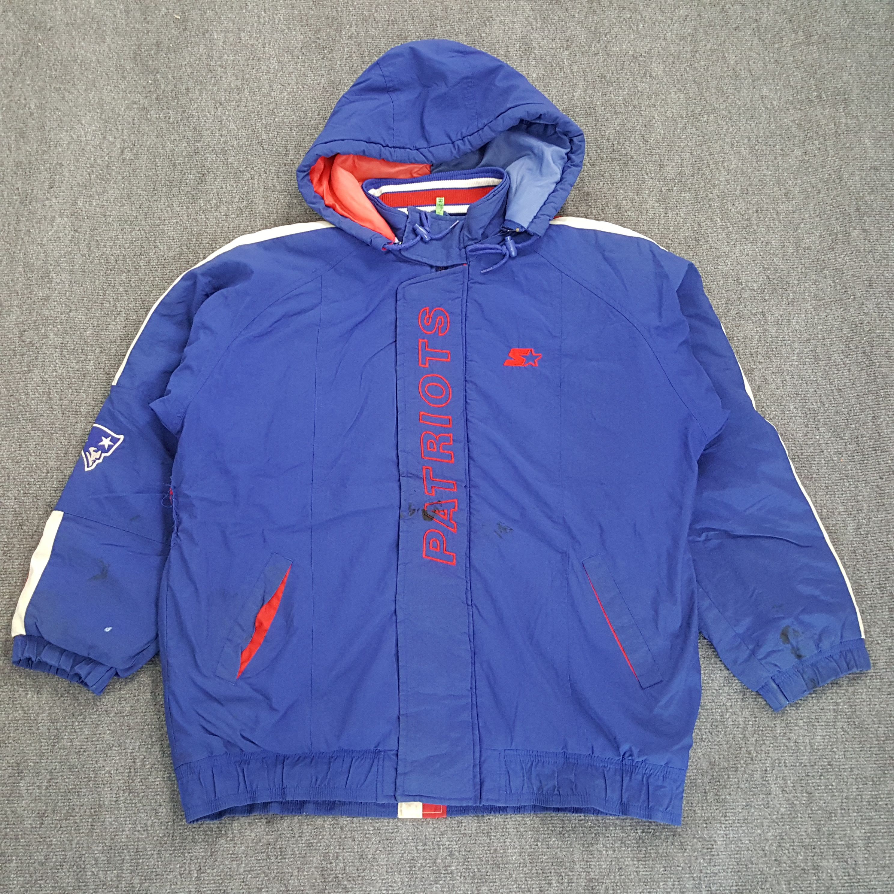 NFL × Vintage Patroits NFL American Football Team Hoodies Jacket Size US XL / EU 56 / 4 - 3 Thumbnail