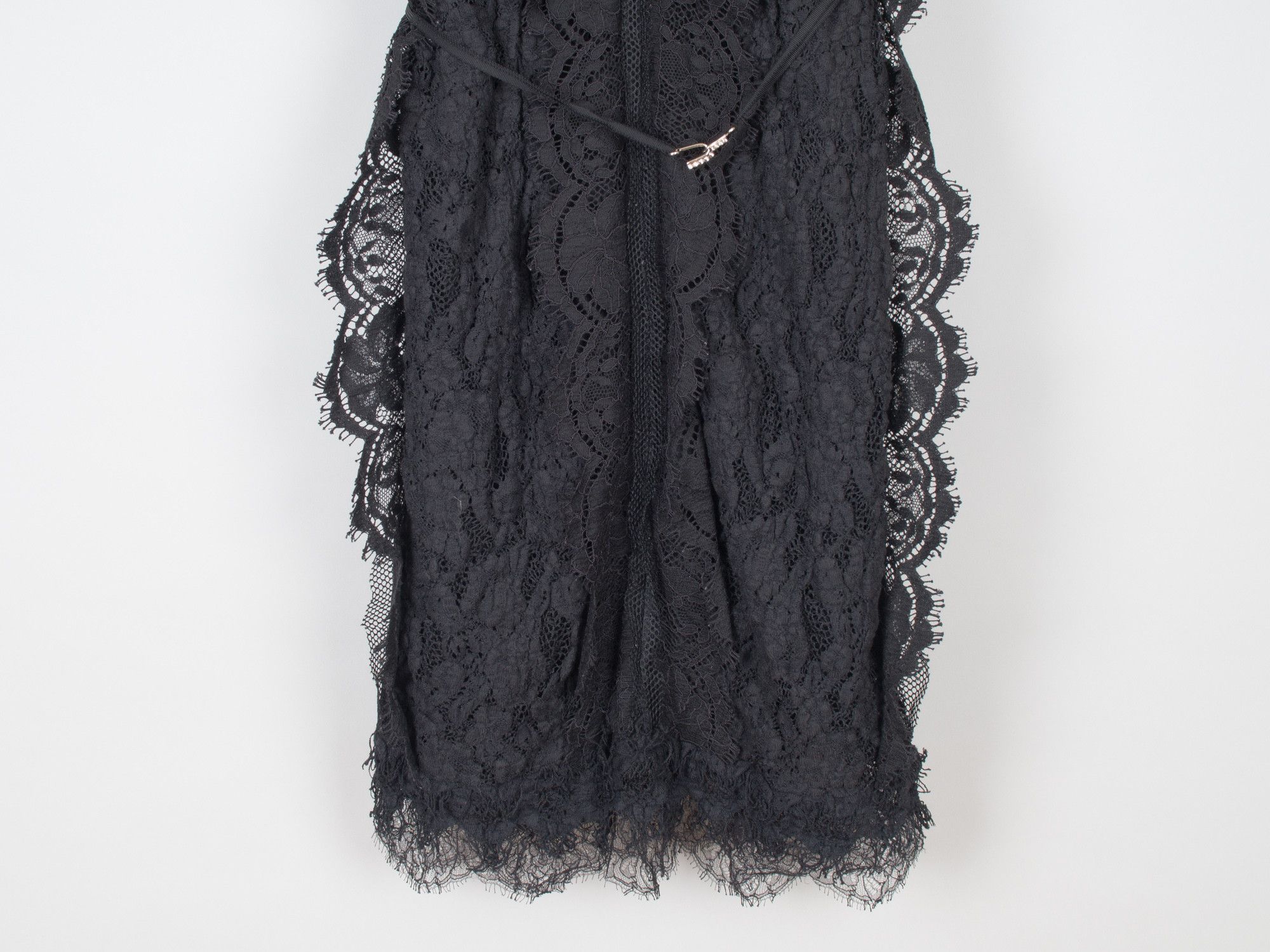 Lanvin Alber Elbaz Final Collection Mixed Lace Slip Dress Size S / US 4 / IT 40 - 4 Thumbnail